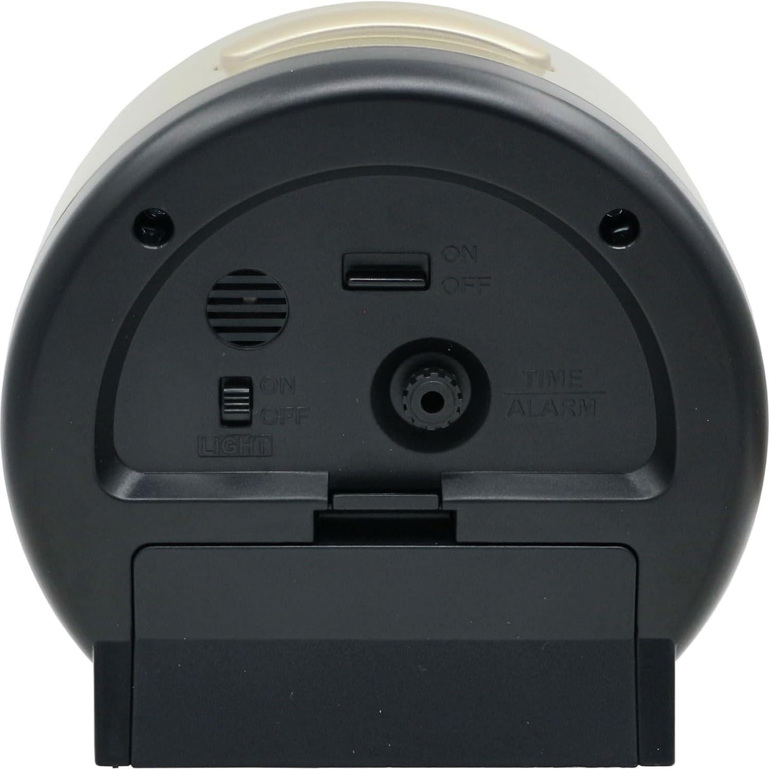 Reloj Despertador Analógico Seiko QHE199GLH Silencioso Dorado