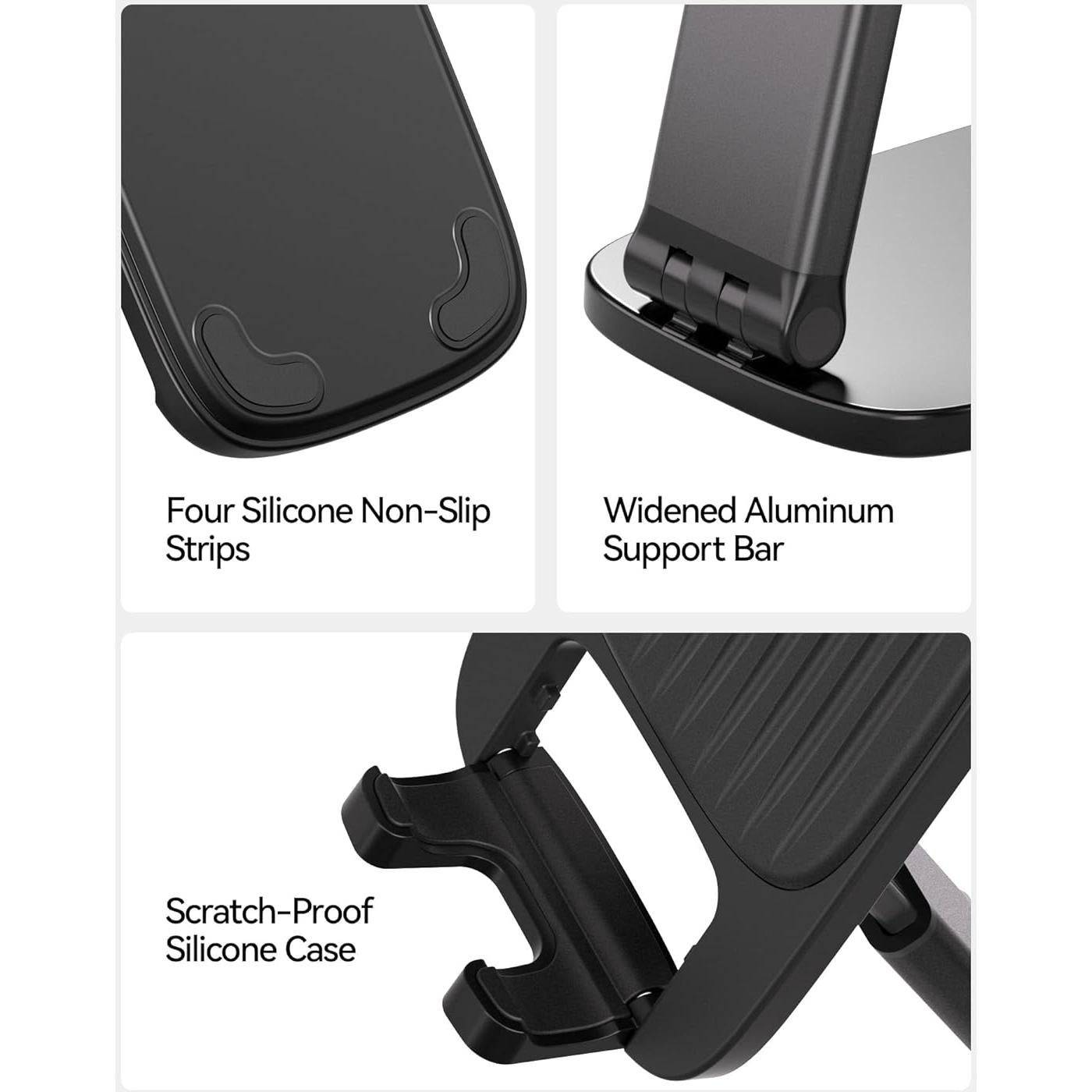 Soporte Plegable para Teléfono Móvil NKNZLY - 2 Paquetes, Ajustable