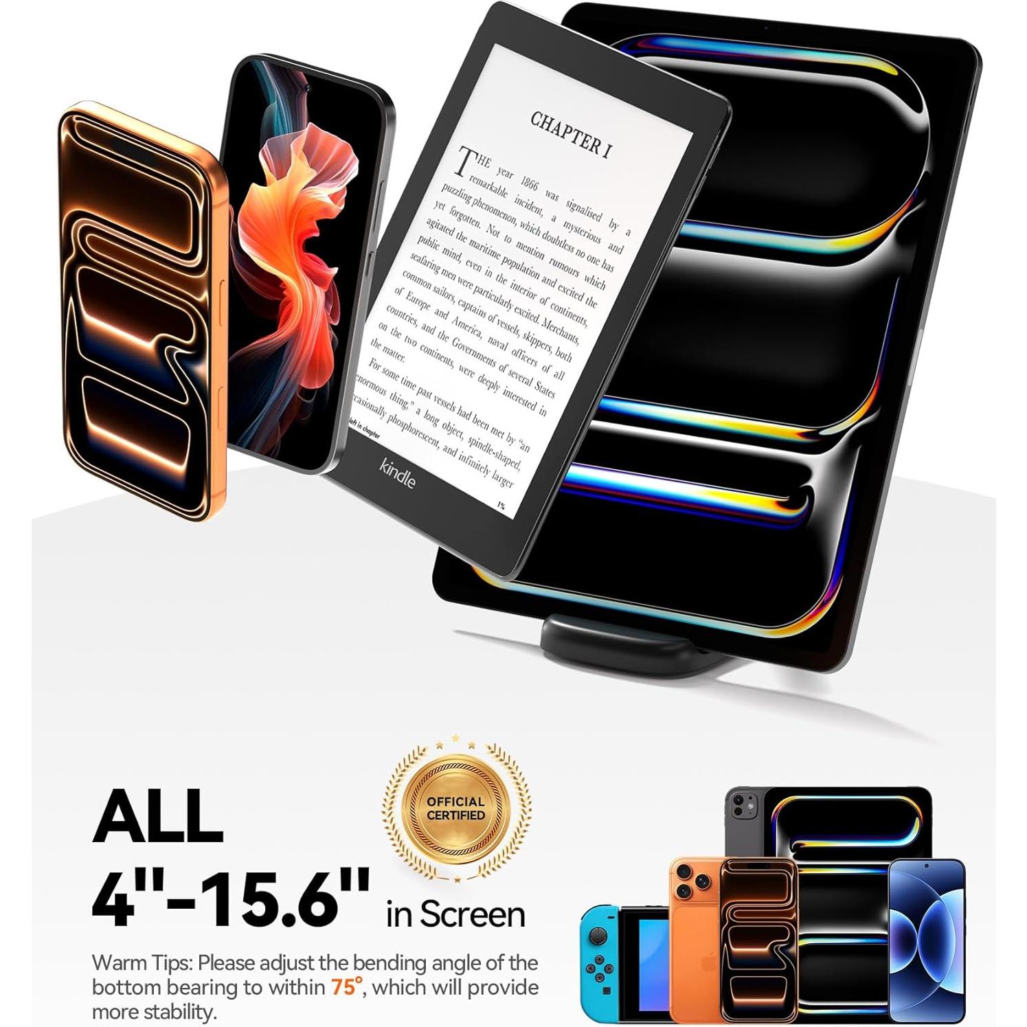 Soporte Plegable para Teléfono Móvil NKNZLY - 2 Paquetes, Ajustable