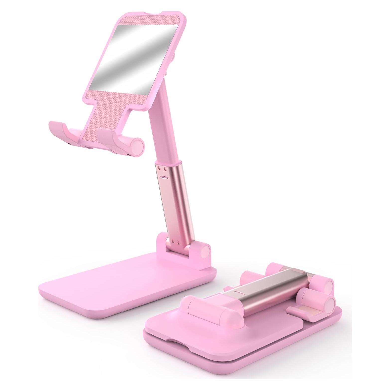 Soporte Ajustable para Teléfono Móvil HZZADZXW Rosa 4-8"