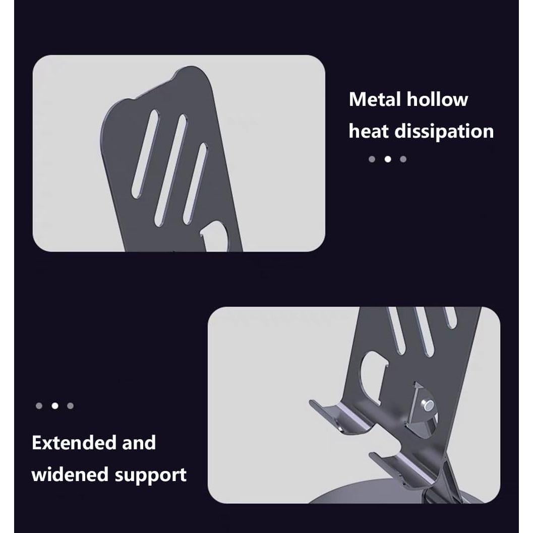 Soporte Plegable para Teléfono Celular JUEJUEZI Metal Ajustable