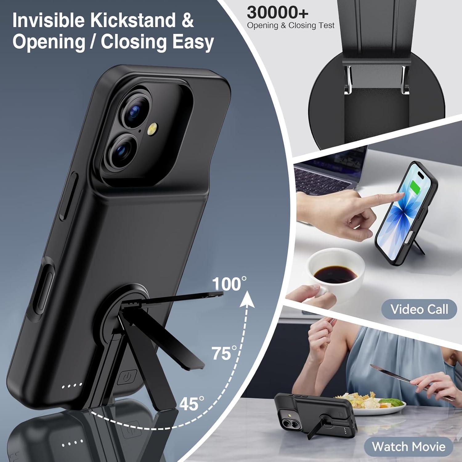 Estuche de Batería BOPPS para iPhone 17 8500mAh Negro