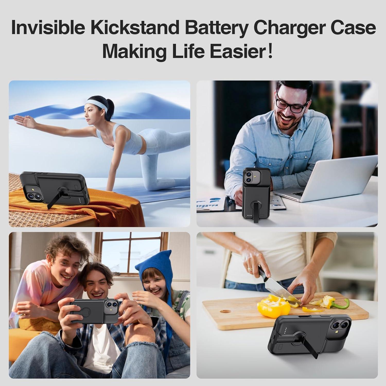 Estuche de Batería BOPPS para iPhone 17 8500mAh Negro