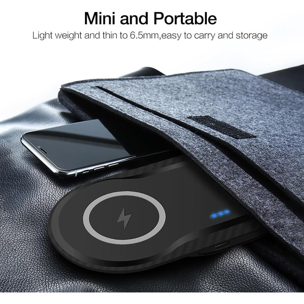 Base de Carga Inalámbrica Doble 30W Cesbiomo para iPhone y Samsung