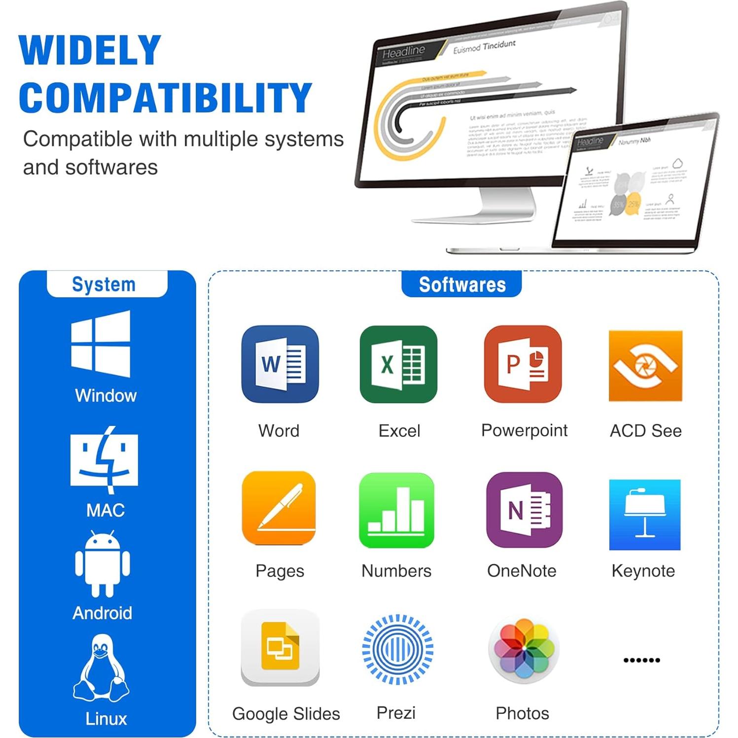 Control Remoto Inalámbrico DINOSTRIKE TK701 para Presentaciones