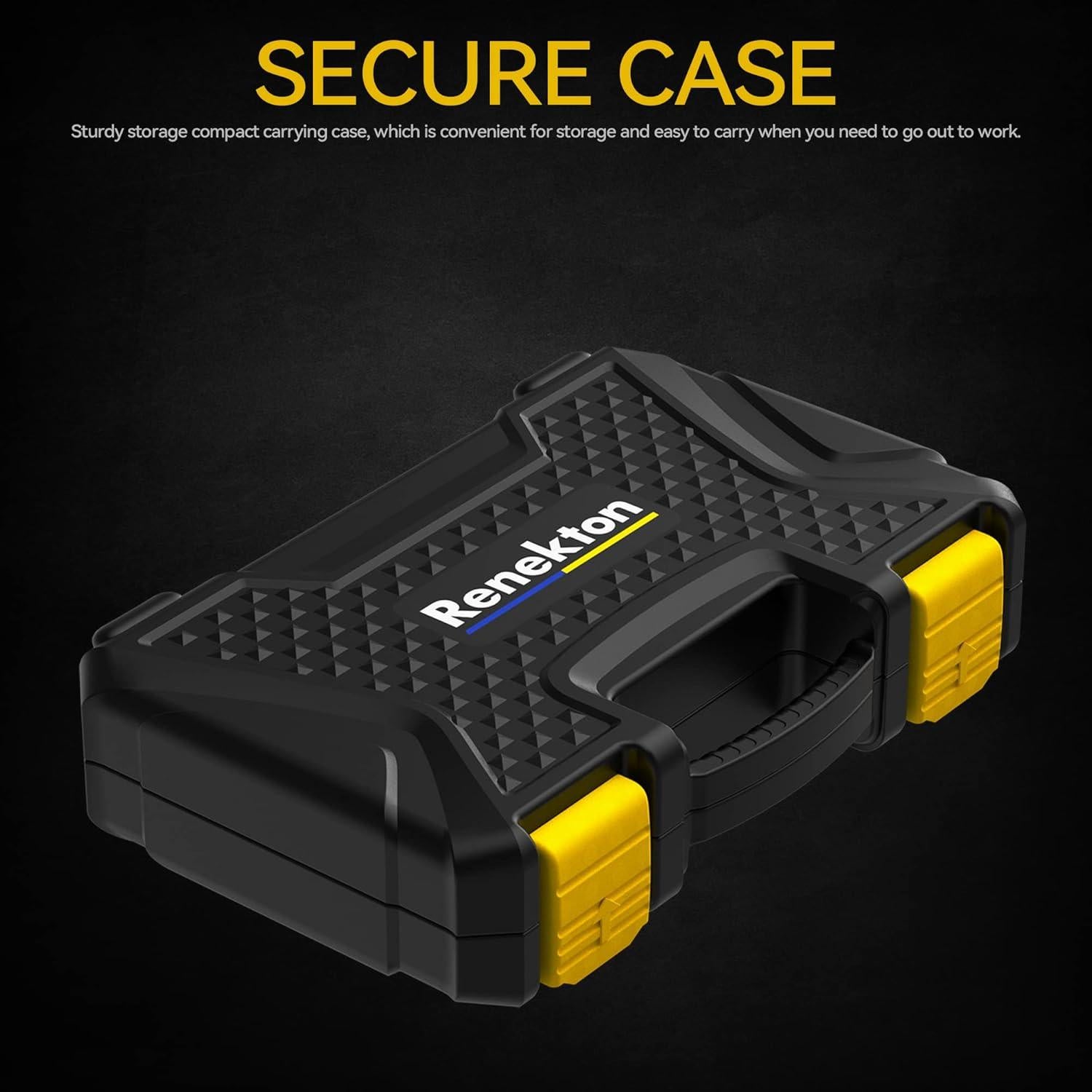 Conjunto de Puntas de Seguridad Renekton 97 Piezas Acero S2