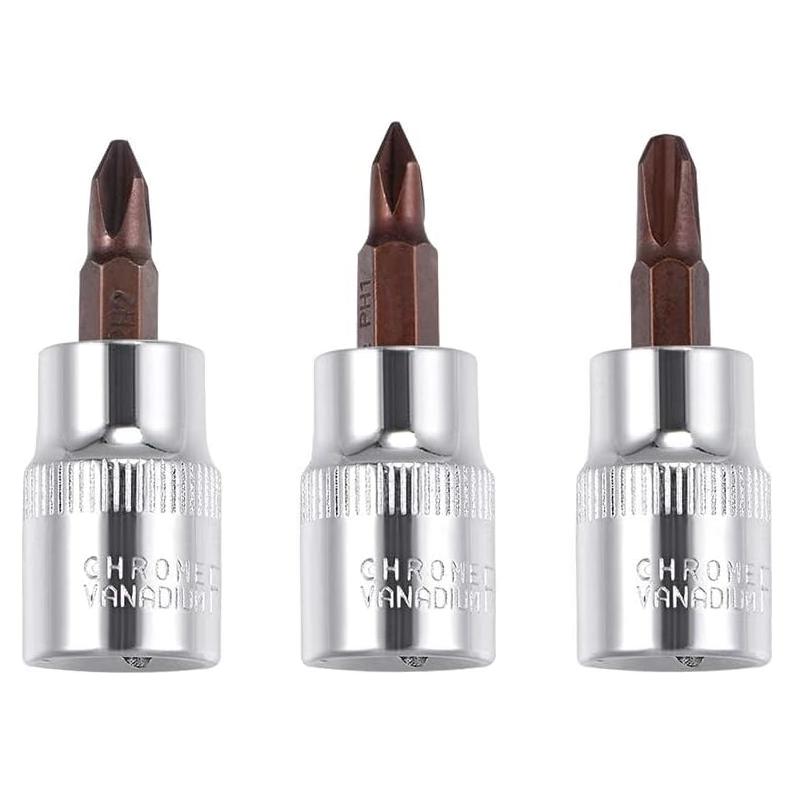 Juego de Enchufes Phillips TOP-VIGOR 3 Piezas 48mm S2