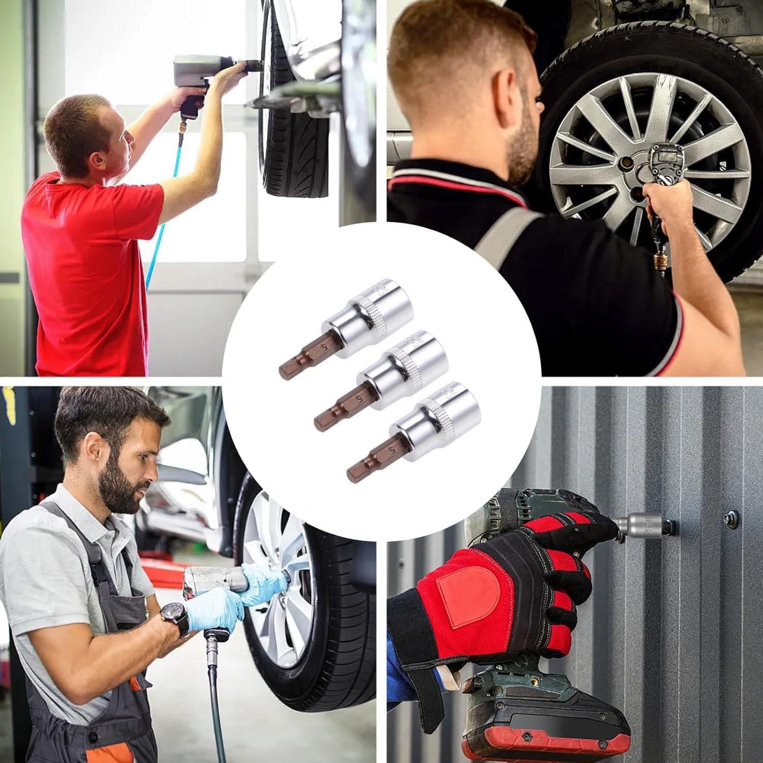 Juego de Enchufes Phillips TOP-VIGOR 3 Piezas 48mm S2