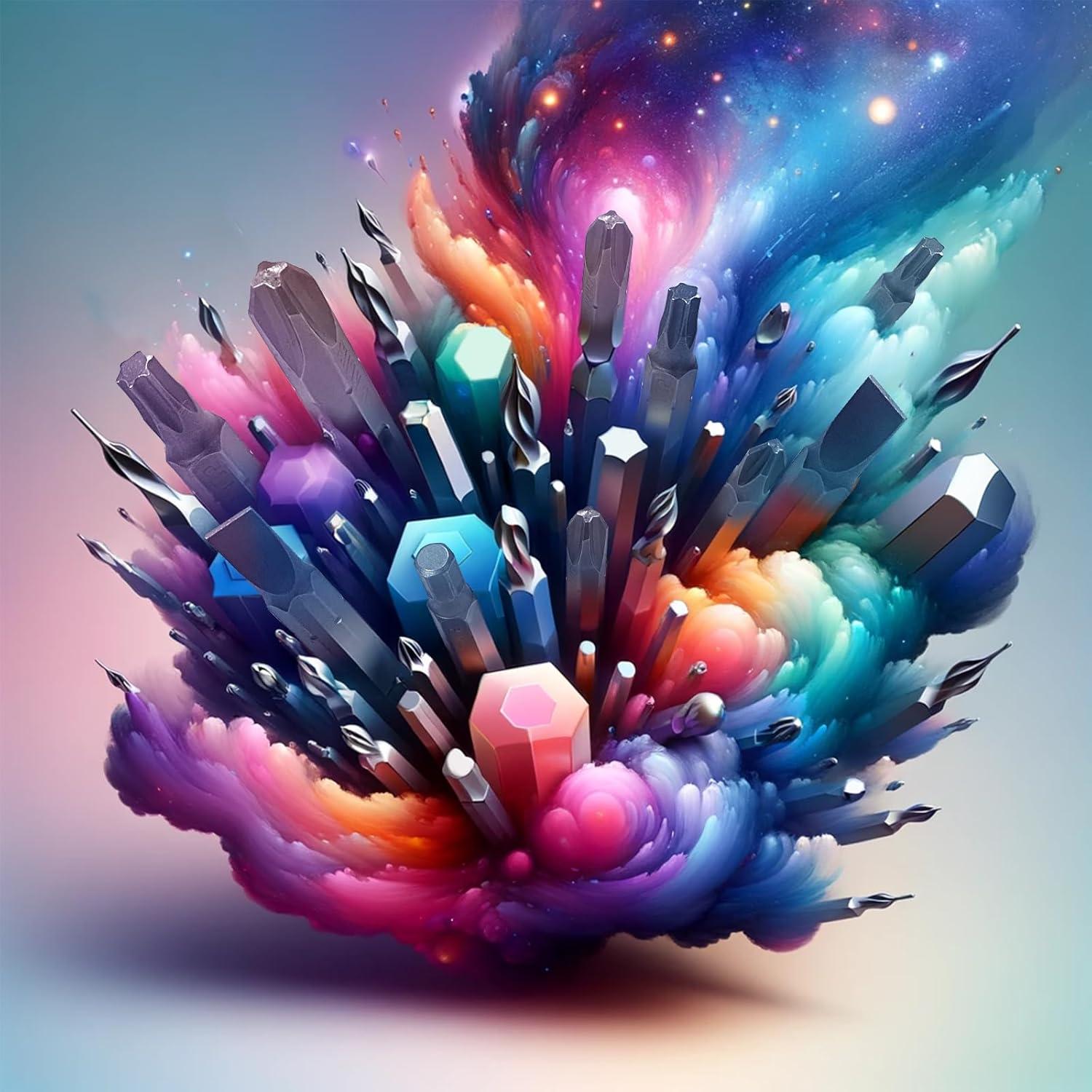 Juego de Destornilladores 21 en 1 IRONCUBE con Puntas Magnéticas