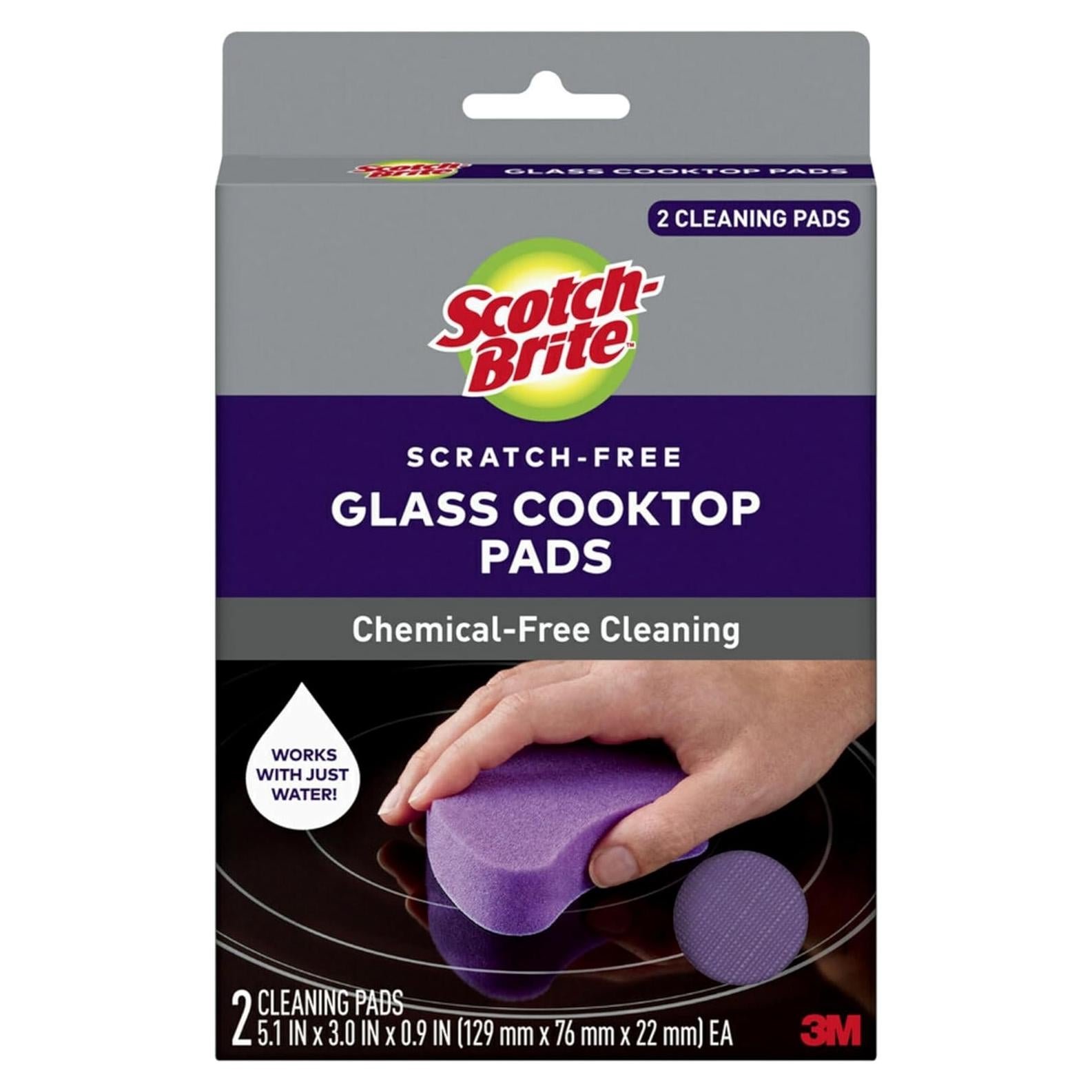 Almohadillas Scotch-Brite para Cocinas de Vidrio - 4 Unidades