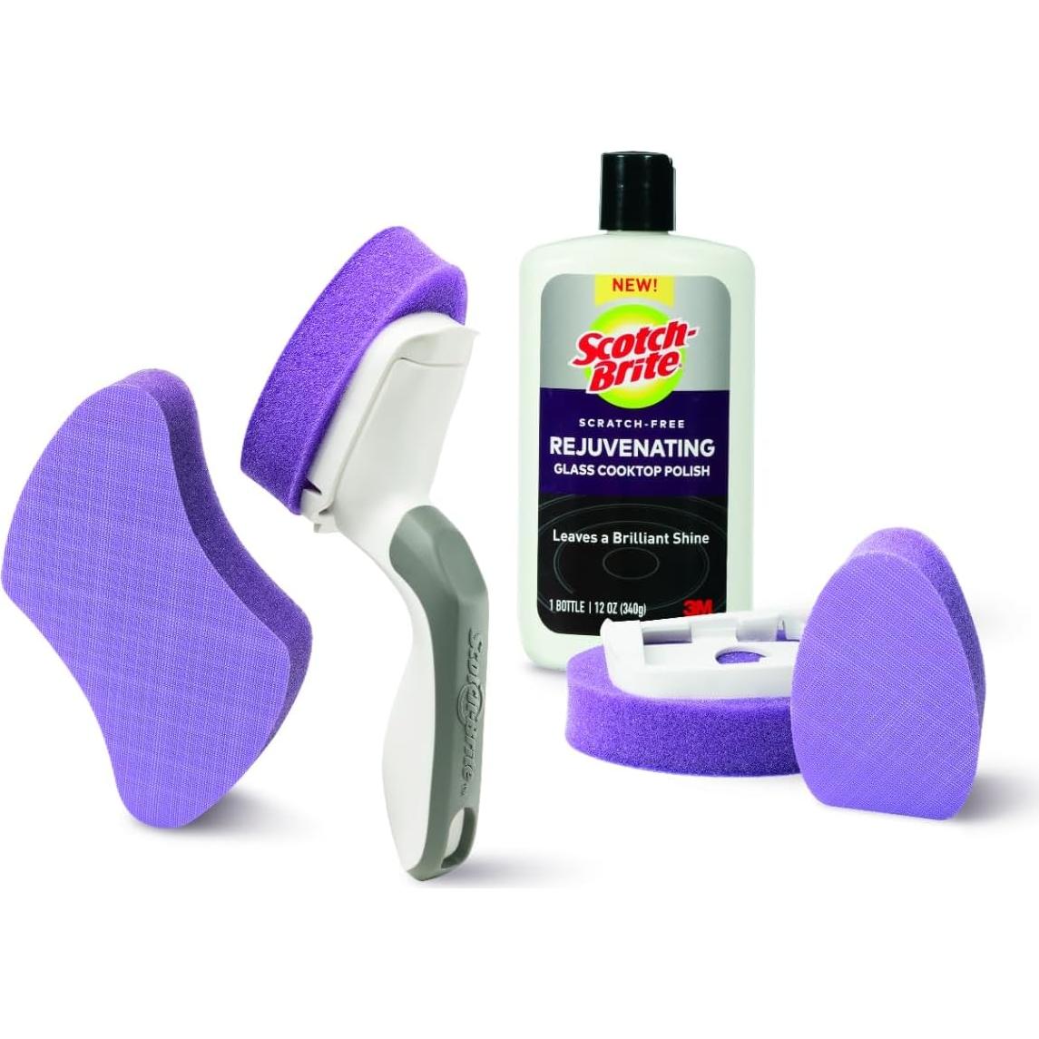 Almohadillas Scotch-Brite para Cocinas de Vidrio - 4 Unidades