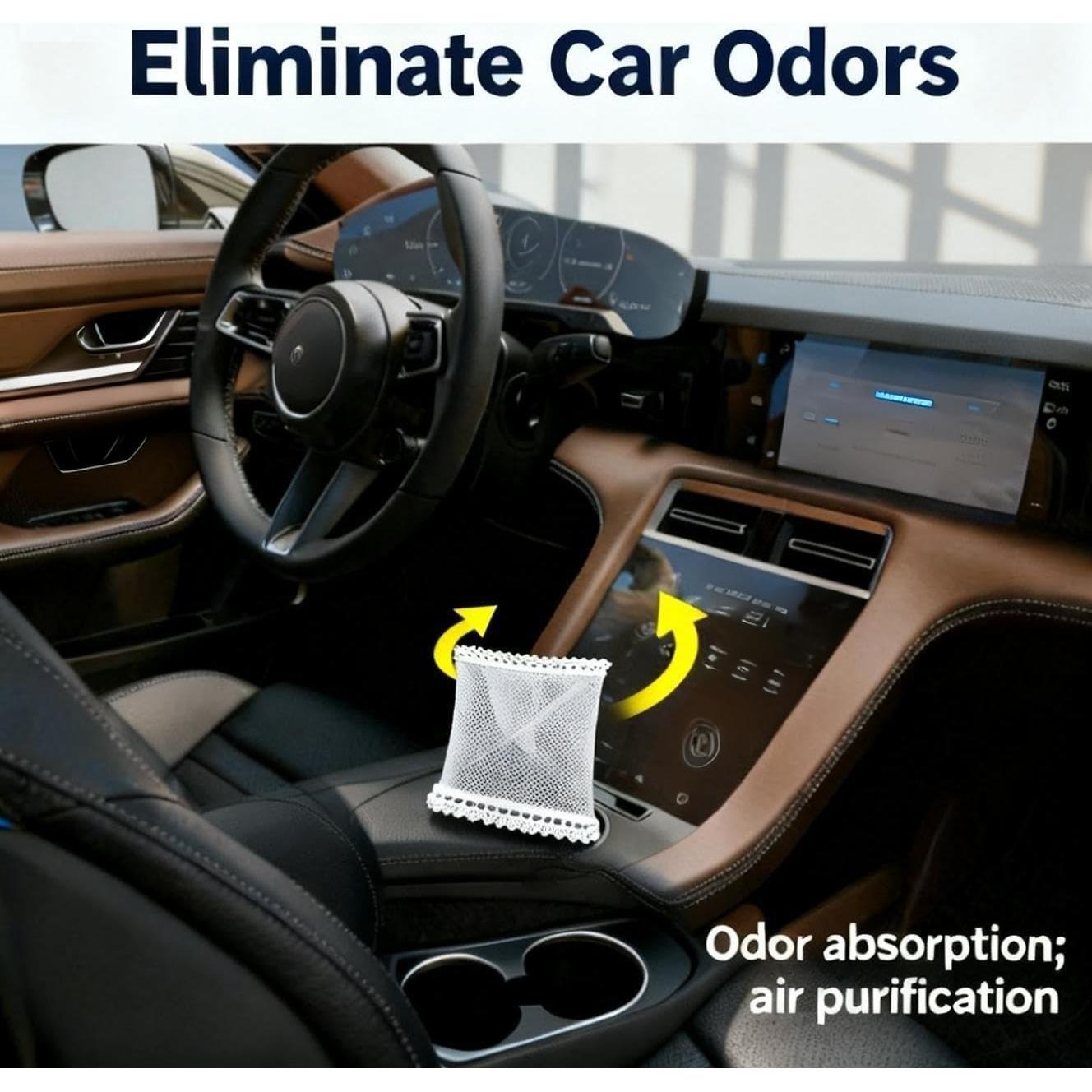 Paquete de 2 Desodorantes para Zapatos BOHLJRUI 50g Carbón Activado