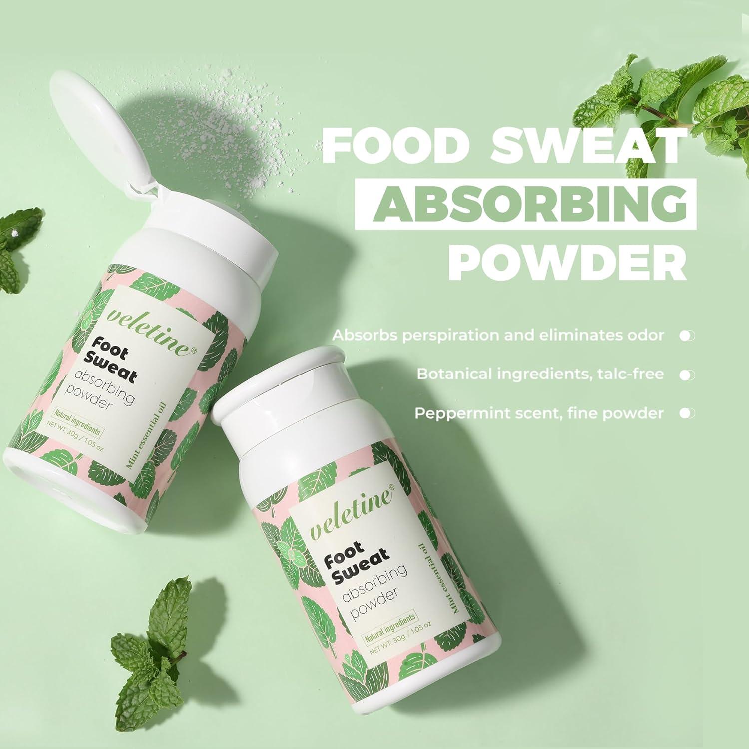 Polvo Absorbente de Sudor para Pies Foshan 30g - Desodorante Viaje