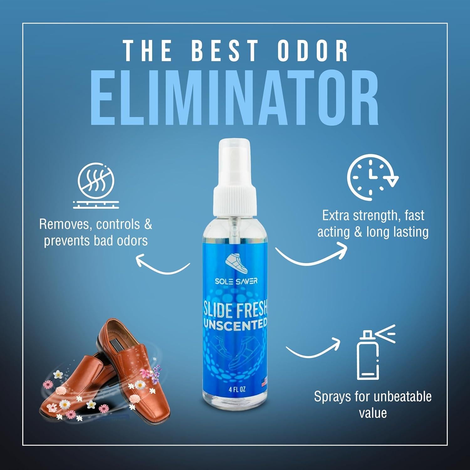 Desodorante para Zapatos Sole Saver Slide Fresh 170g - Sin Fragancia