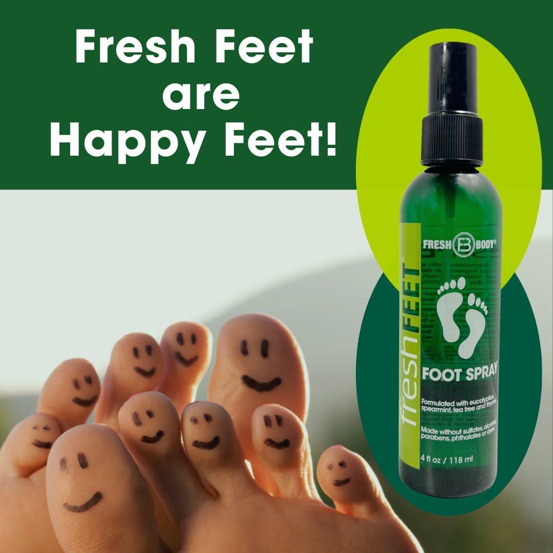 Spray Revitalizante para Pies Fresh Body 118ml - Sin Parabenos