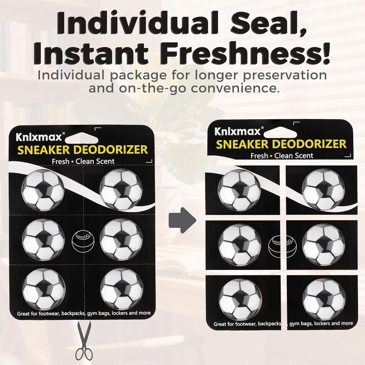 Bolas Desodorantes Naturales Knixmax para Zapatos - 6 Paquetes