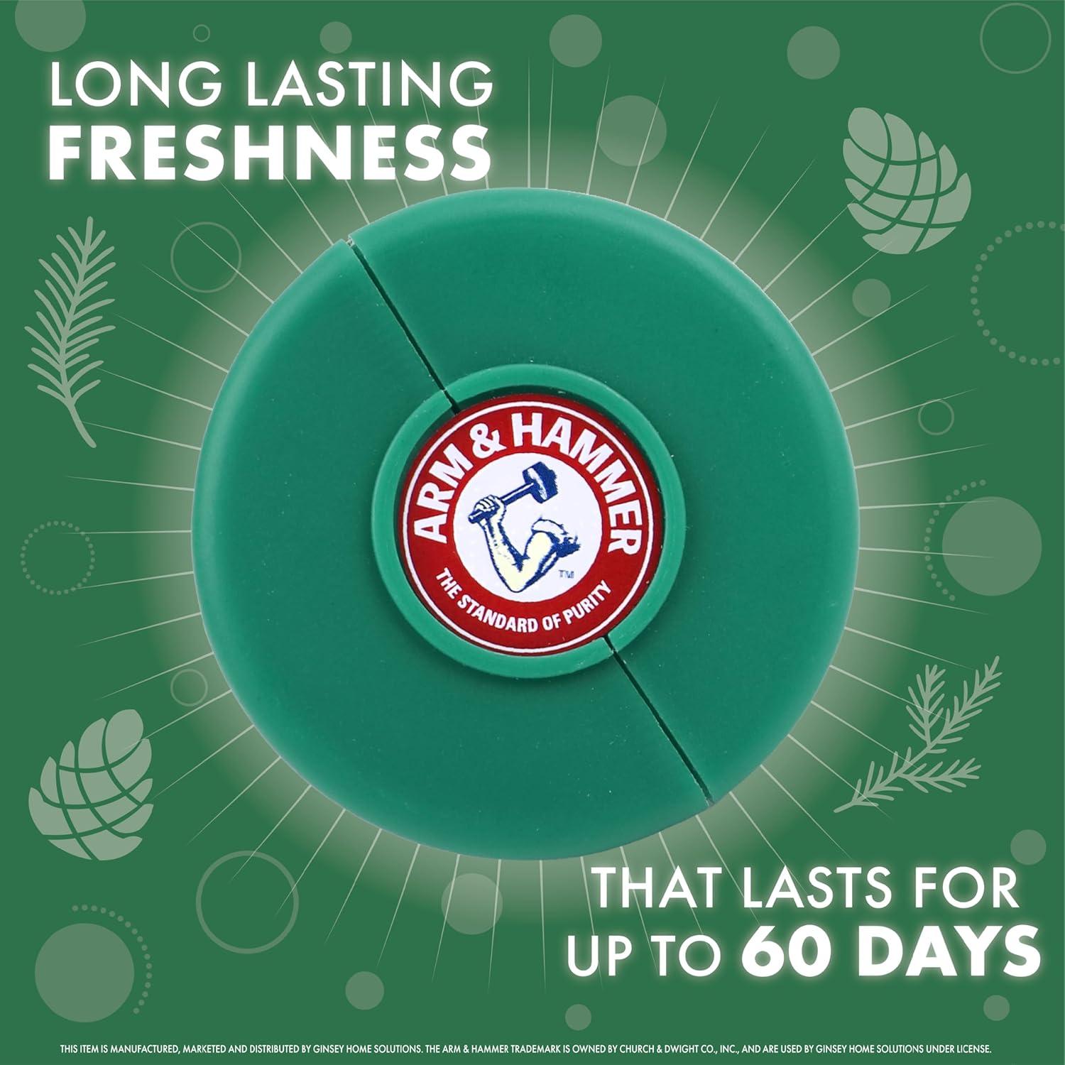 Ambientador Arm & Hammer Odor Busterz Pino del Bosque - Paquete de 4