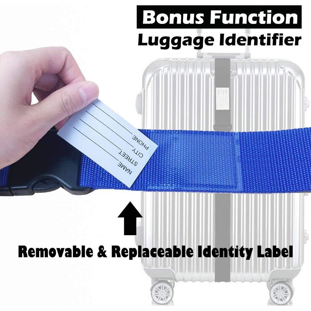 Correas de Equipaje Ajustables TRANVERS 79" (200.66 cm) Azul