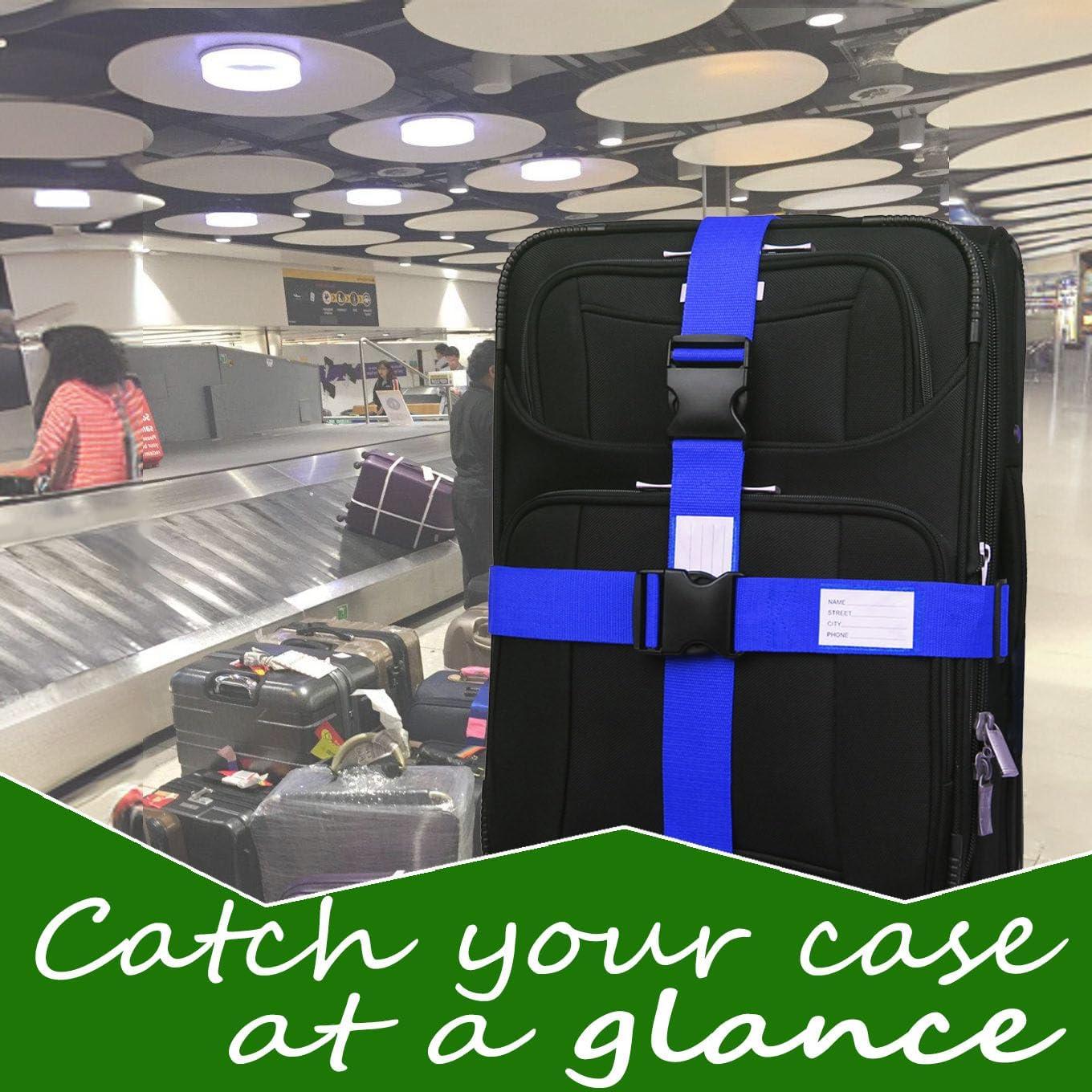 Correas de Equipaje Ajustables TRANVERS 79" (200.66 cm) Azul