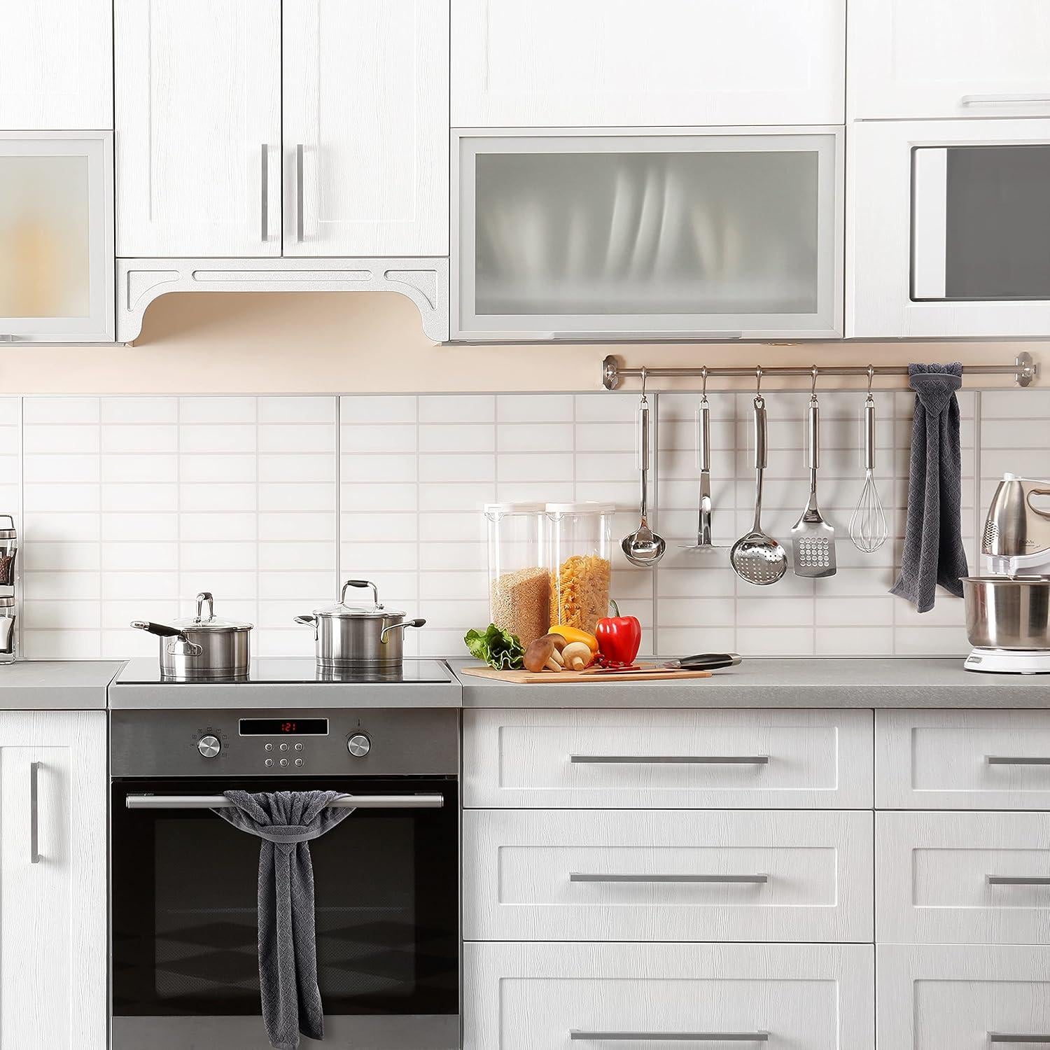 Juego de 2 Toallas de Mano Grises Michael Grace Gifts 68.6x40.6cm