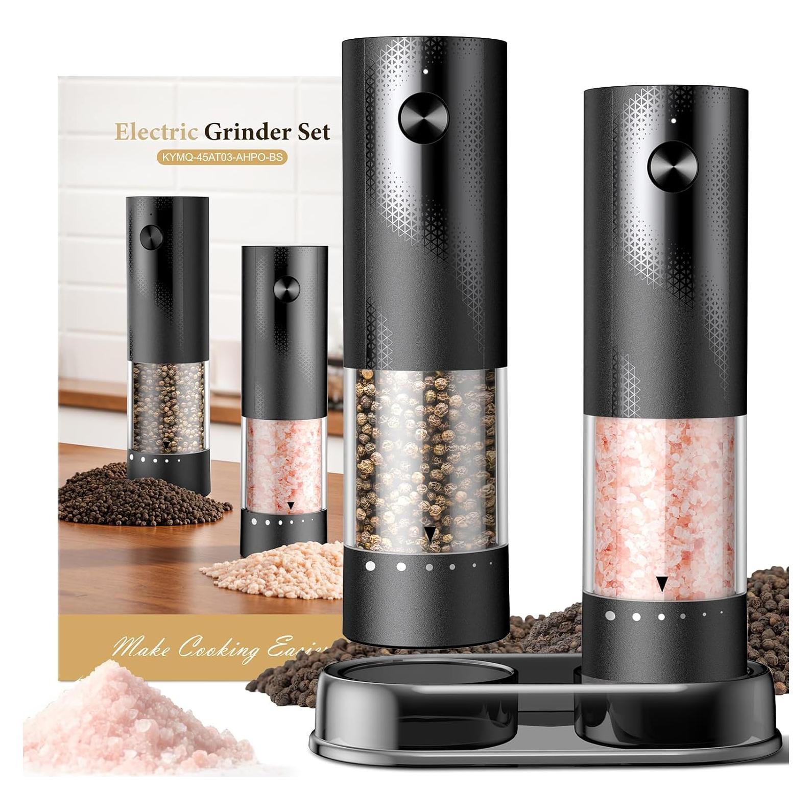 Juego de Molinillos Eléctricos de Sal y Pimienta Gaivis