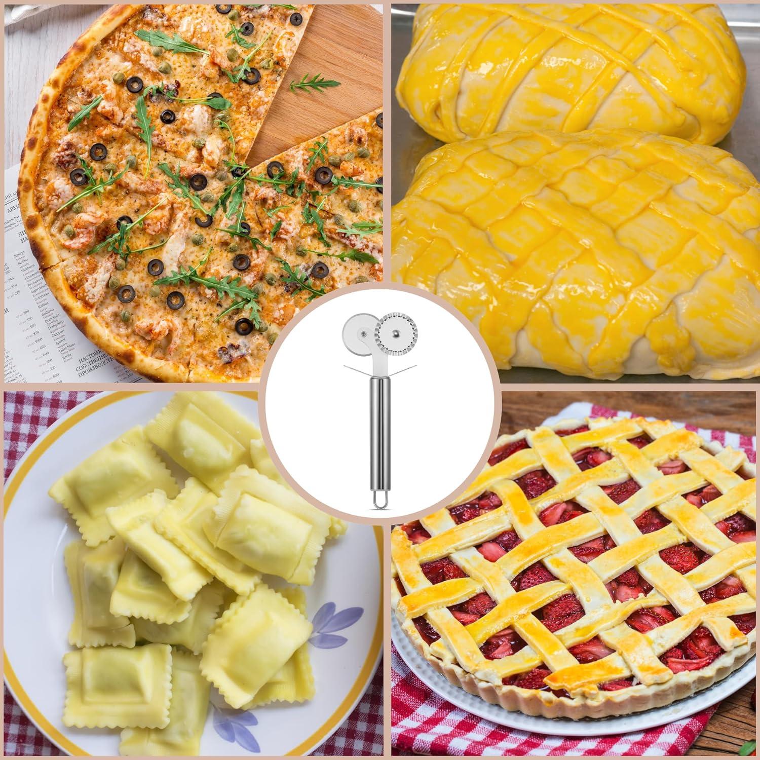 Cortador de Masa Rejilla y Doble Rueda FUNNANS 0.5kg