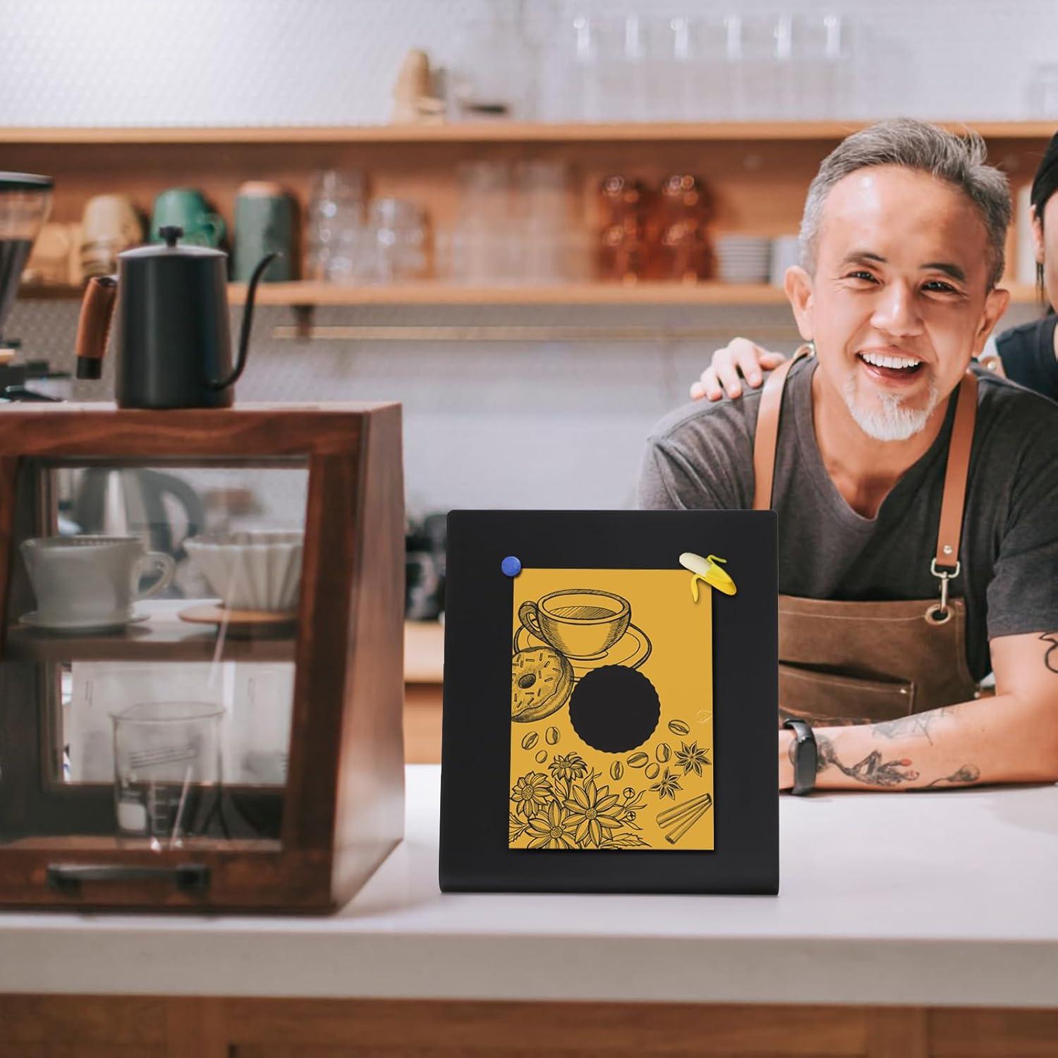 Tablero Magnético de Corcho Bekith 2 Piezas 27.94x24.89cm Negro