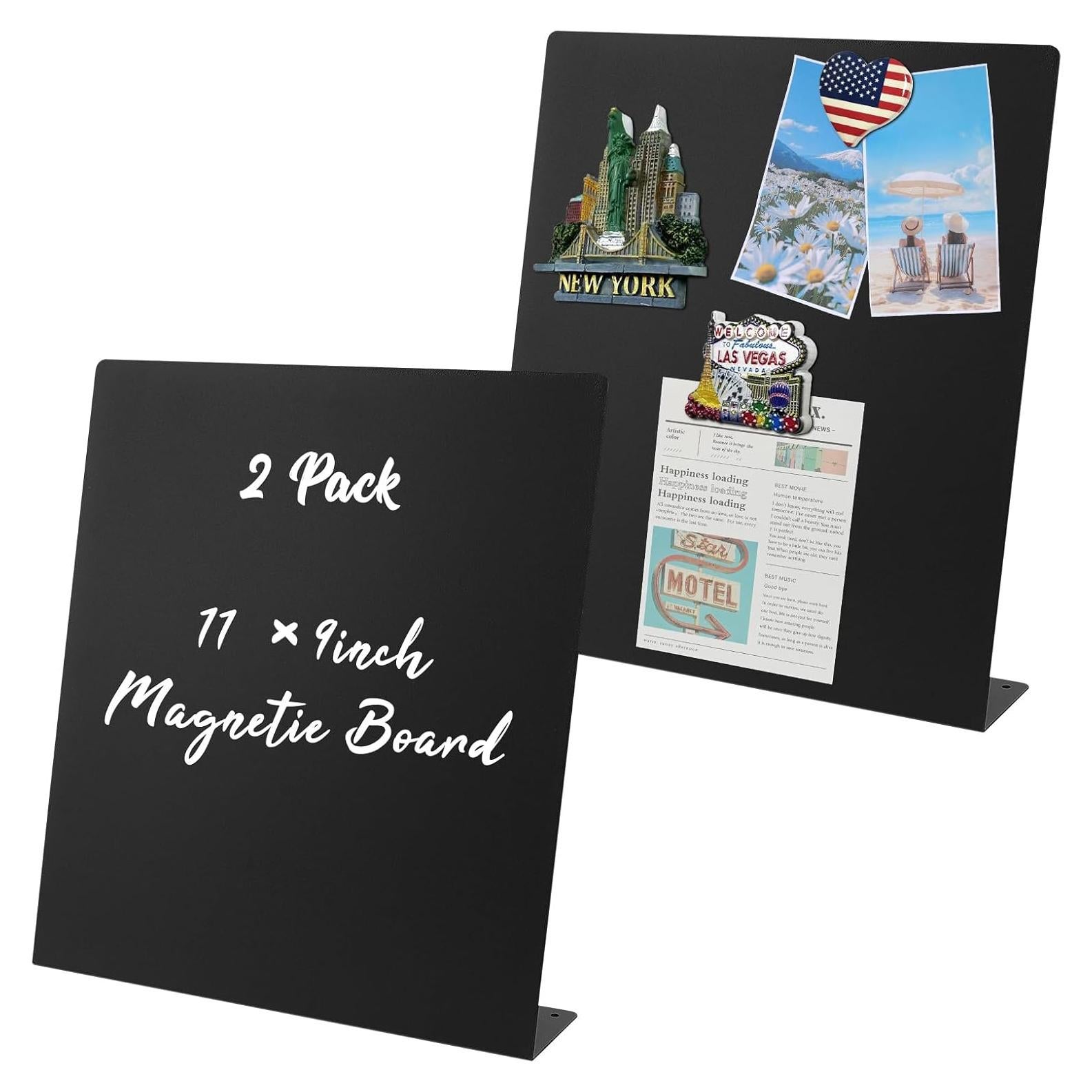 Paquete de 2 Tableros Magnéticos Huiyangteng 27.9x22.9 cm