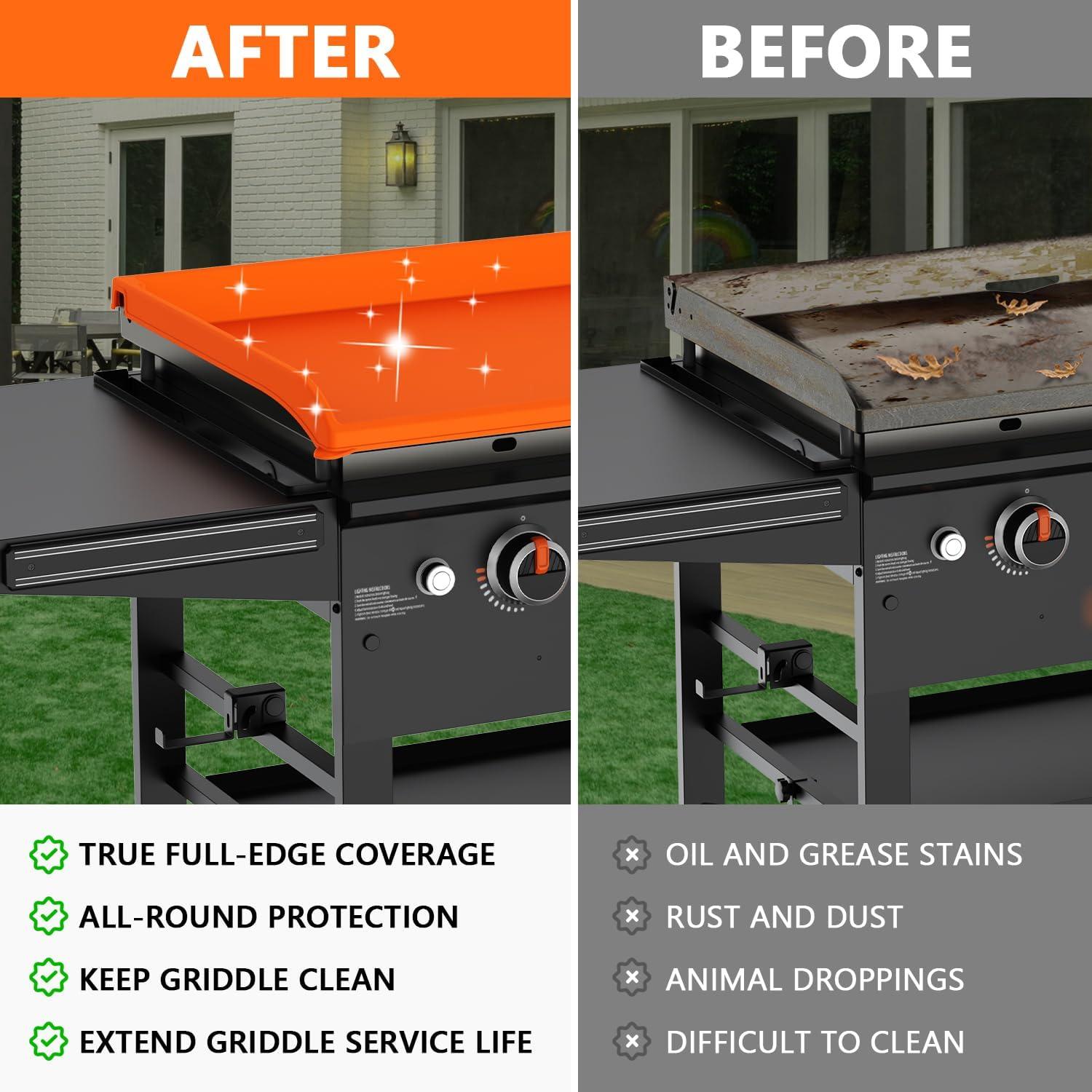 Cubierta de silicona Blackstone 91.44 cm - Protección impermeable