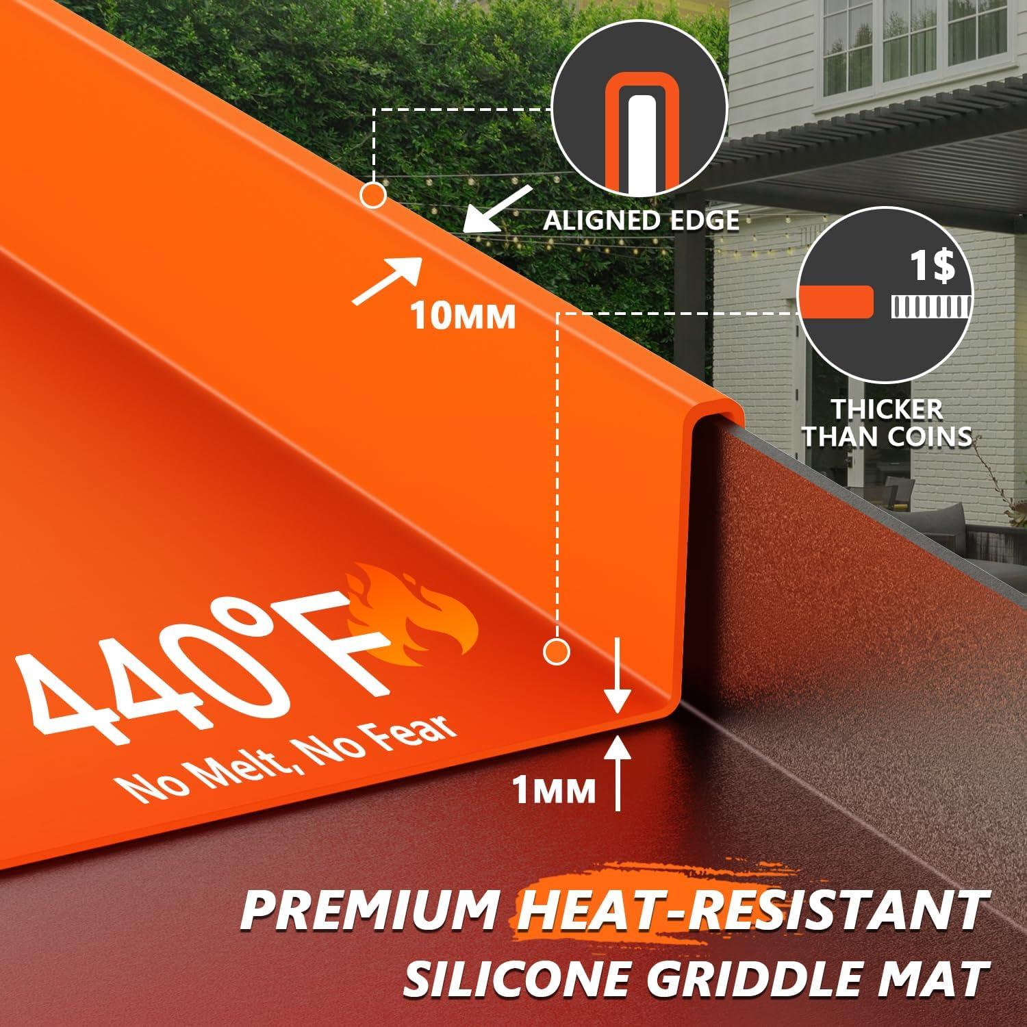 Cubierta de silicona Blackstone 91.44 cm - Protección impermeable