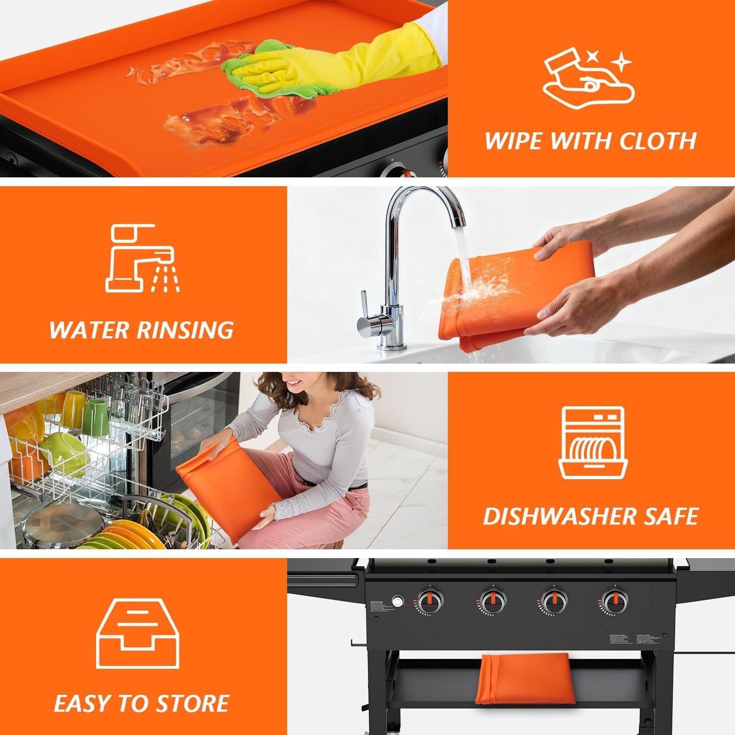 Cubierta de silicona Blackstone 91.44 cm - Protección impermeable