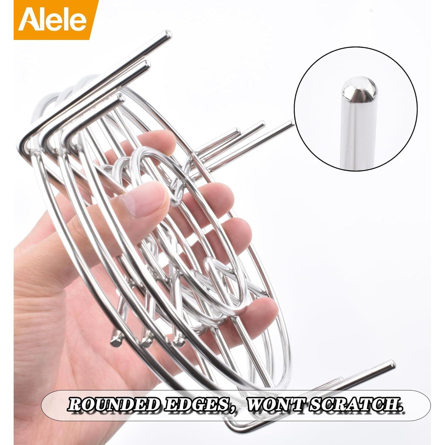 Rejilla de Vapor Alele Acero Inoxidable 6" (15.24 cm) 3 Piezas