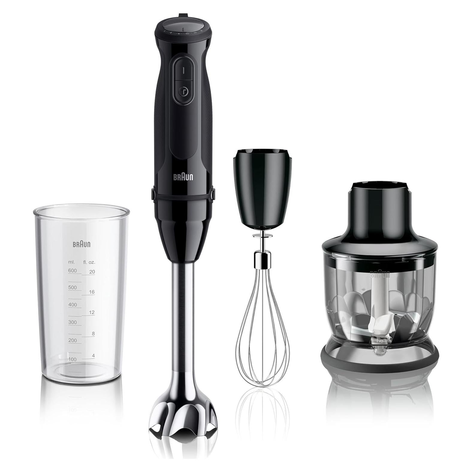 Batidora de Mano Braun MQ50202M - 21 Velocidades, 500W