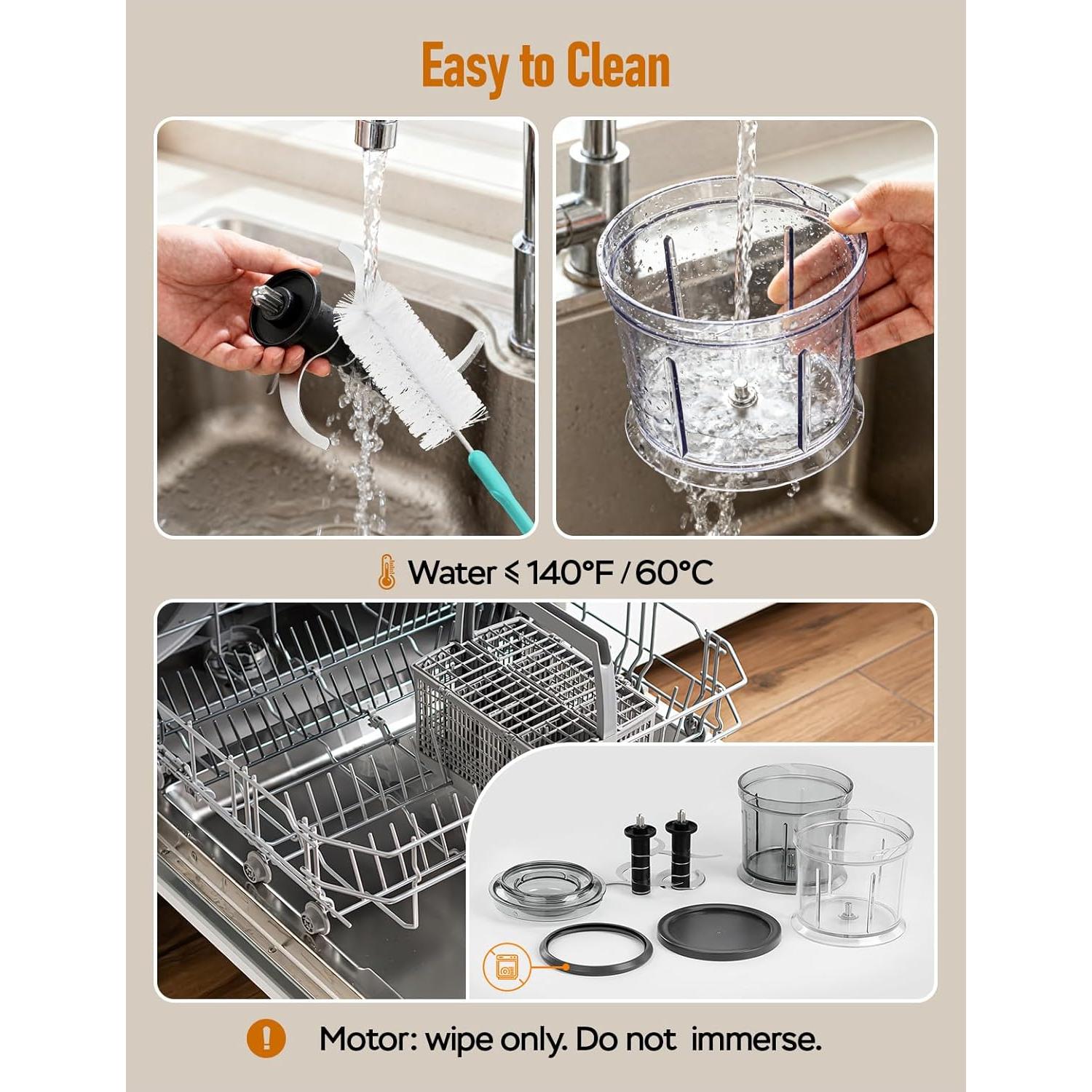 Procesador de Alimentos Eléctrico HXTech 2 Velocidades 1.72 kg