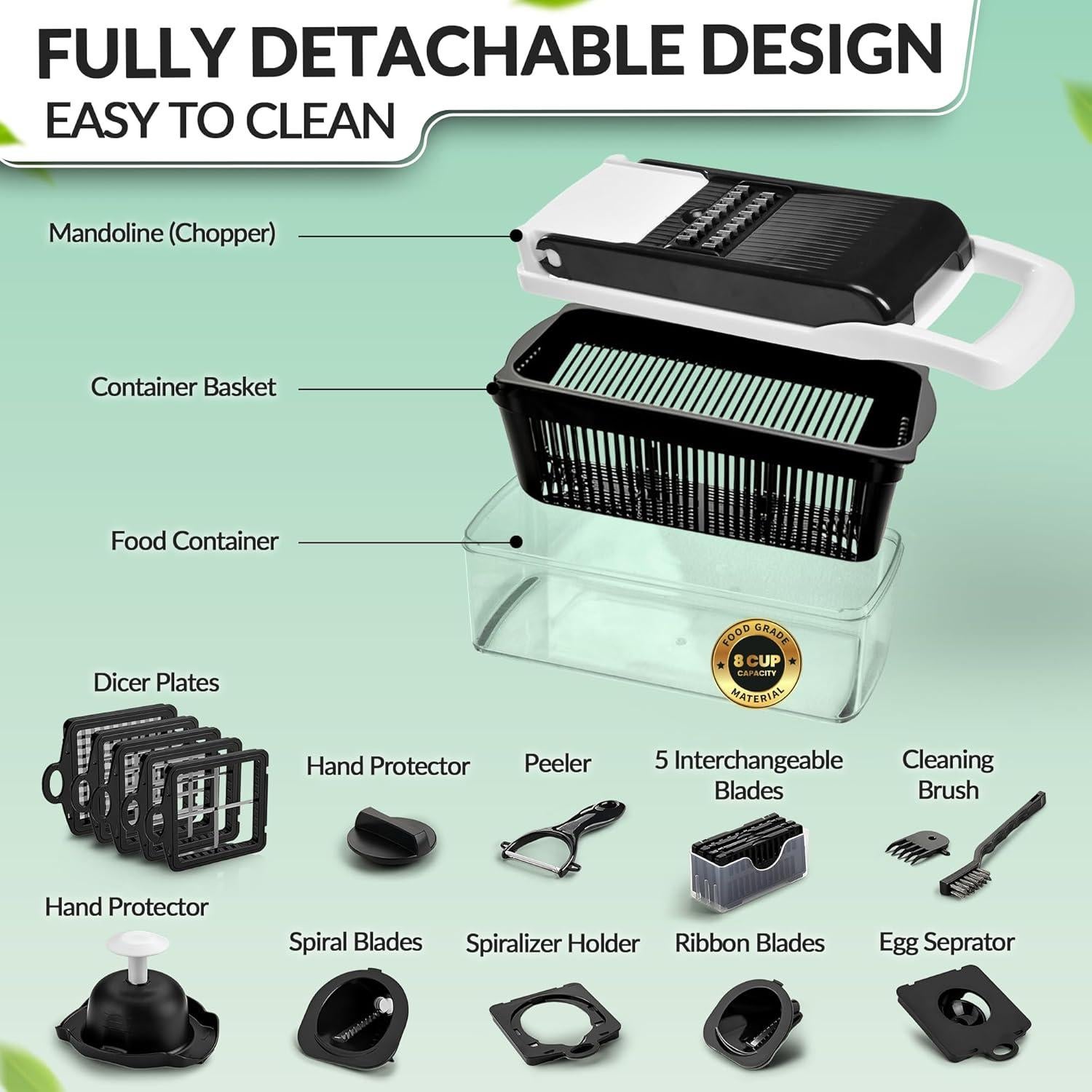 Picador de Verduras Multifuncional SHEHER CHOICE 12 en 1