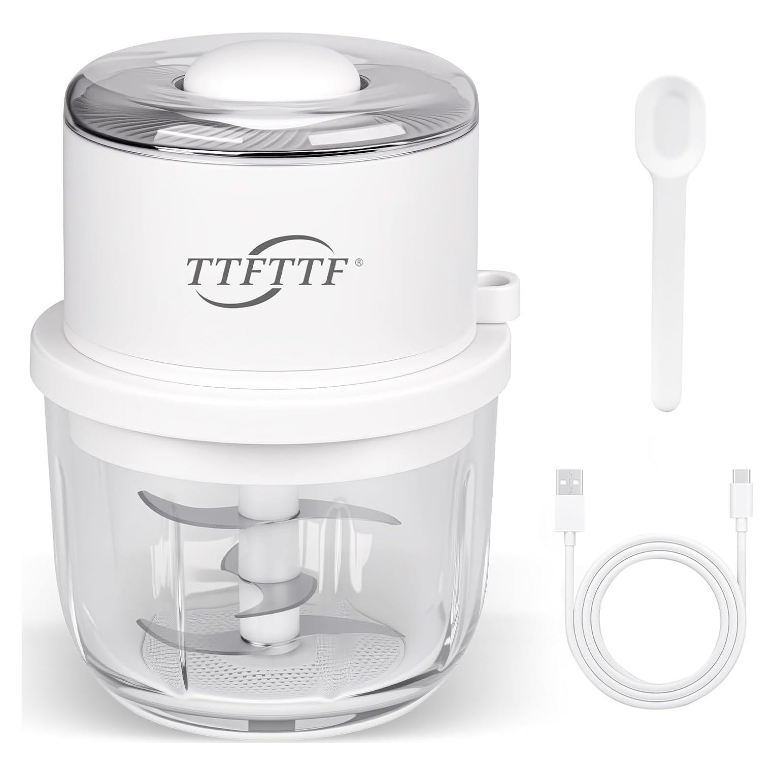 Picador de Ajo Eléctrico TTFTTF 350ML Inalámbrico USB-C