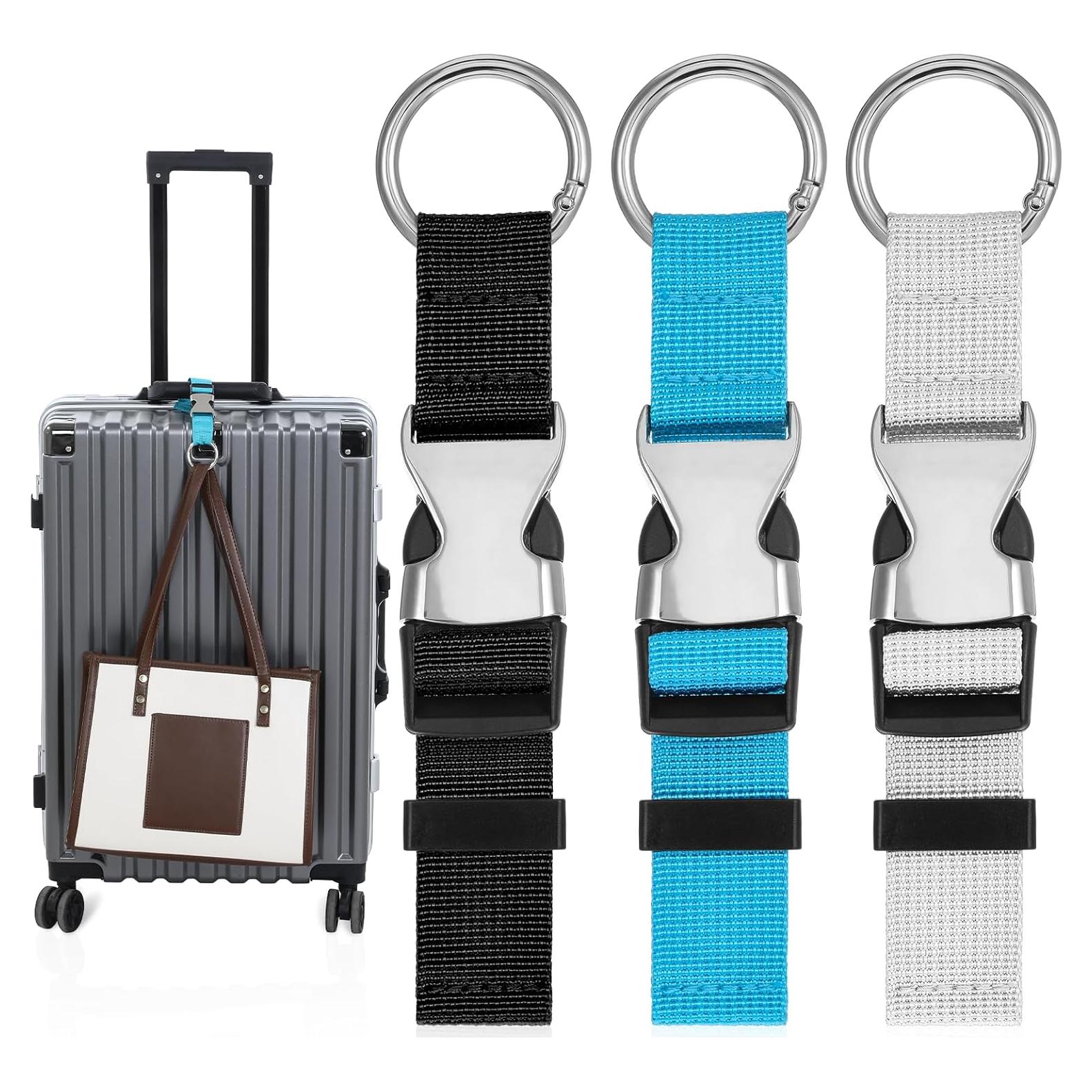 3 Correás de Equipaje Ajustables SynHHergyx - Nailon Resistente