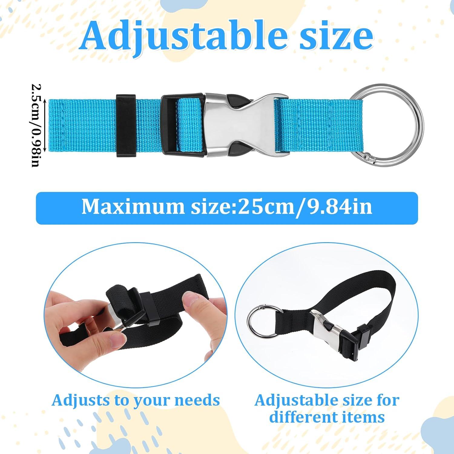 3 Correás de Equipaje Ajustables SynHHergyx - Nailon Resistente