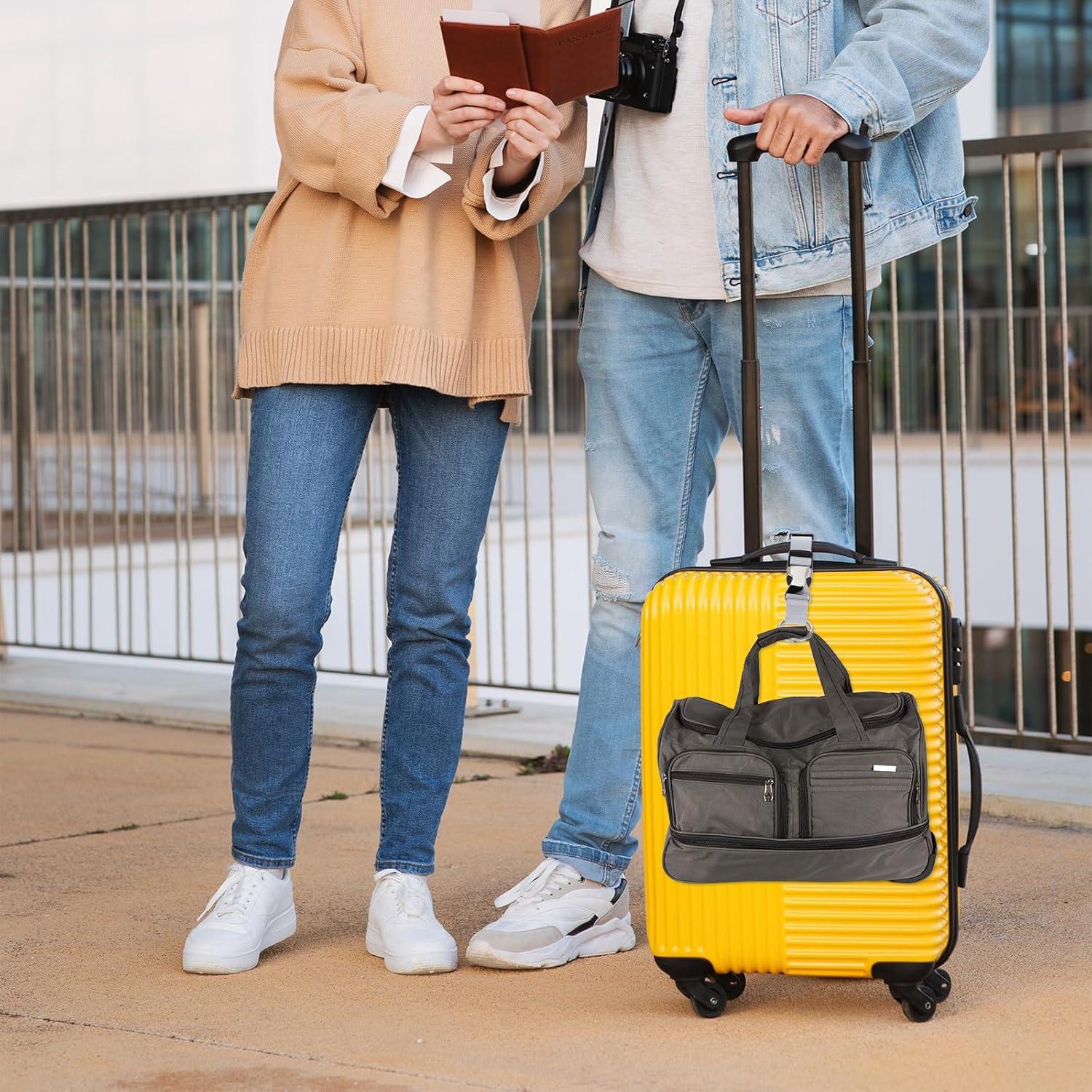 3 Correás de Equipaje Ajustables SynHHergyx - Nailon Resistente