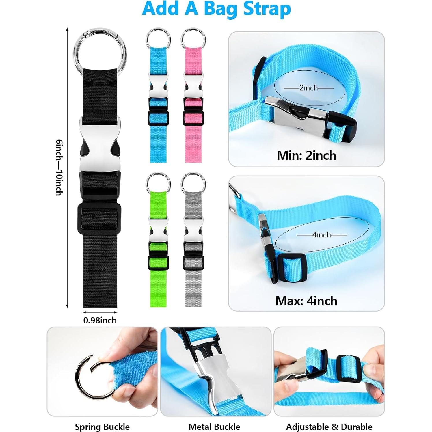 Juego de 3 Correas para Equipaje BILIONE - Ajustables 89-178 cm