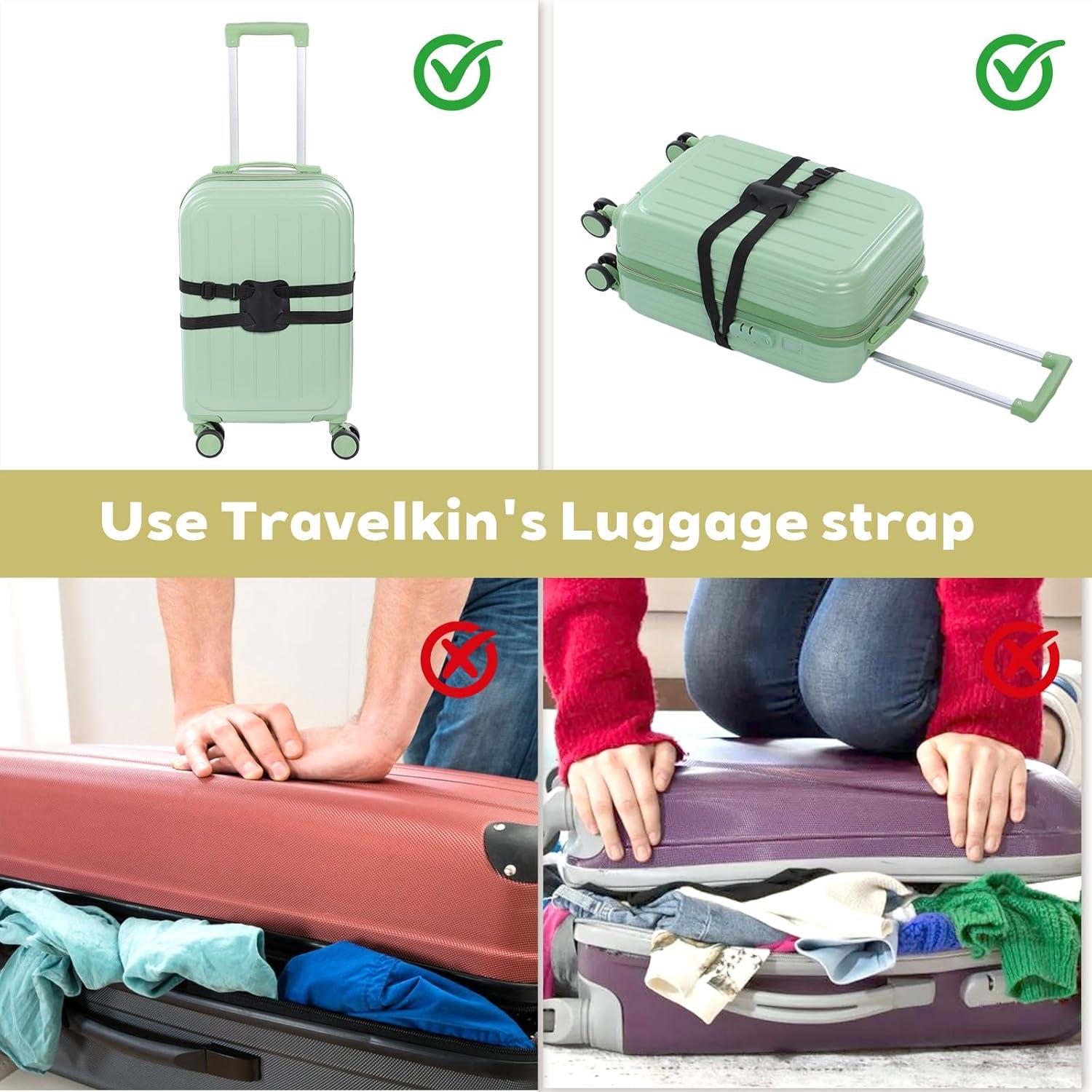 Paquete de 2 correas elásticas de equipaje Gsbnjuy 60 cm