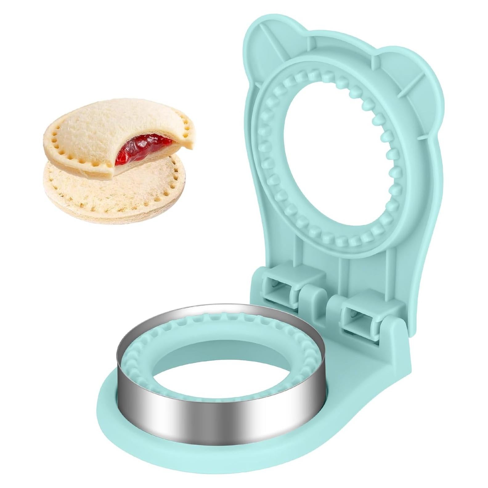 Cortador y Sellador de Sándwiches TACGEA Redondo Azul Claro