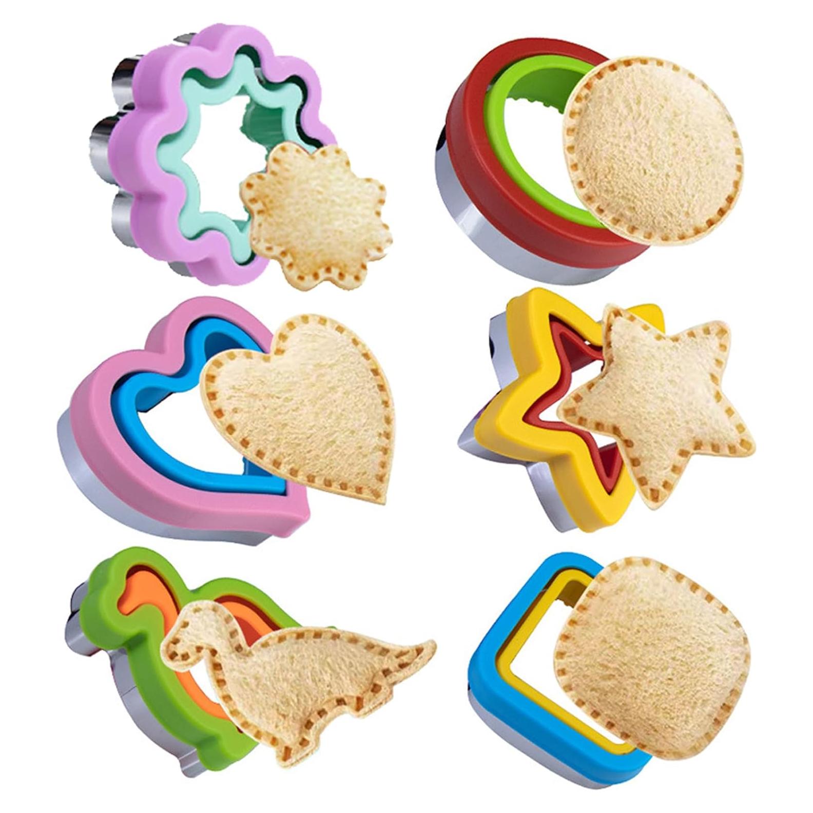 Cortadores de Sándwich JMYDecor 6 Piezas Acero Inoxidable