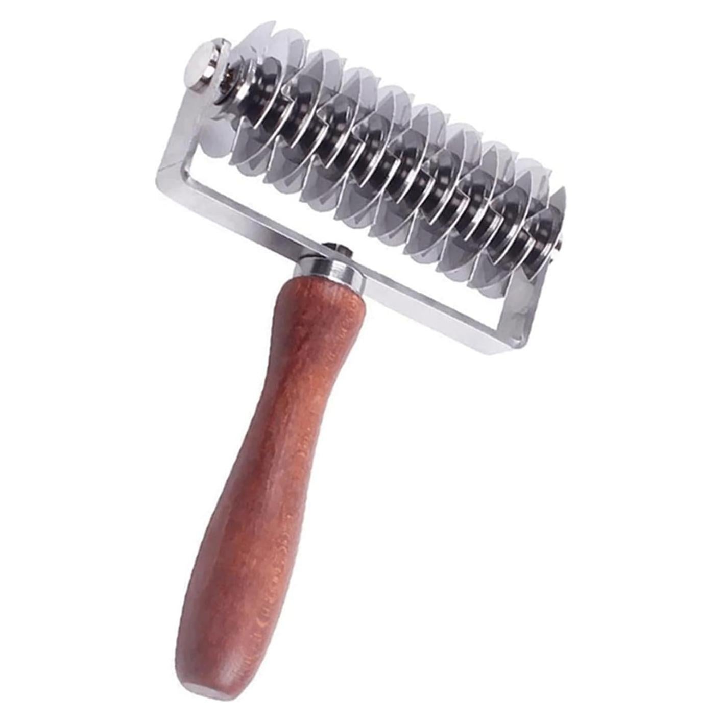 Rodillo y Cortador de Rejilla SagaSave - Acero Inoxidable 19x13cm