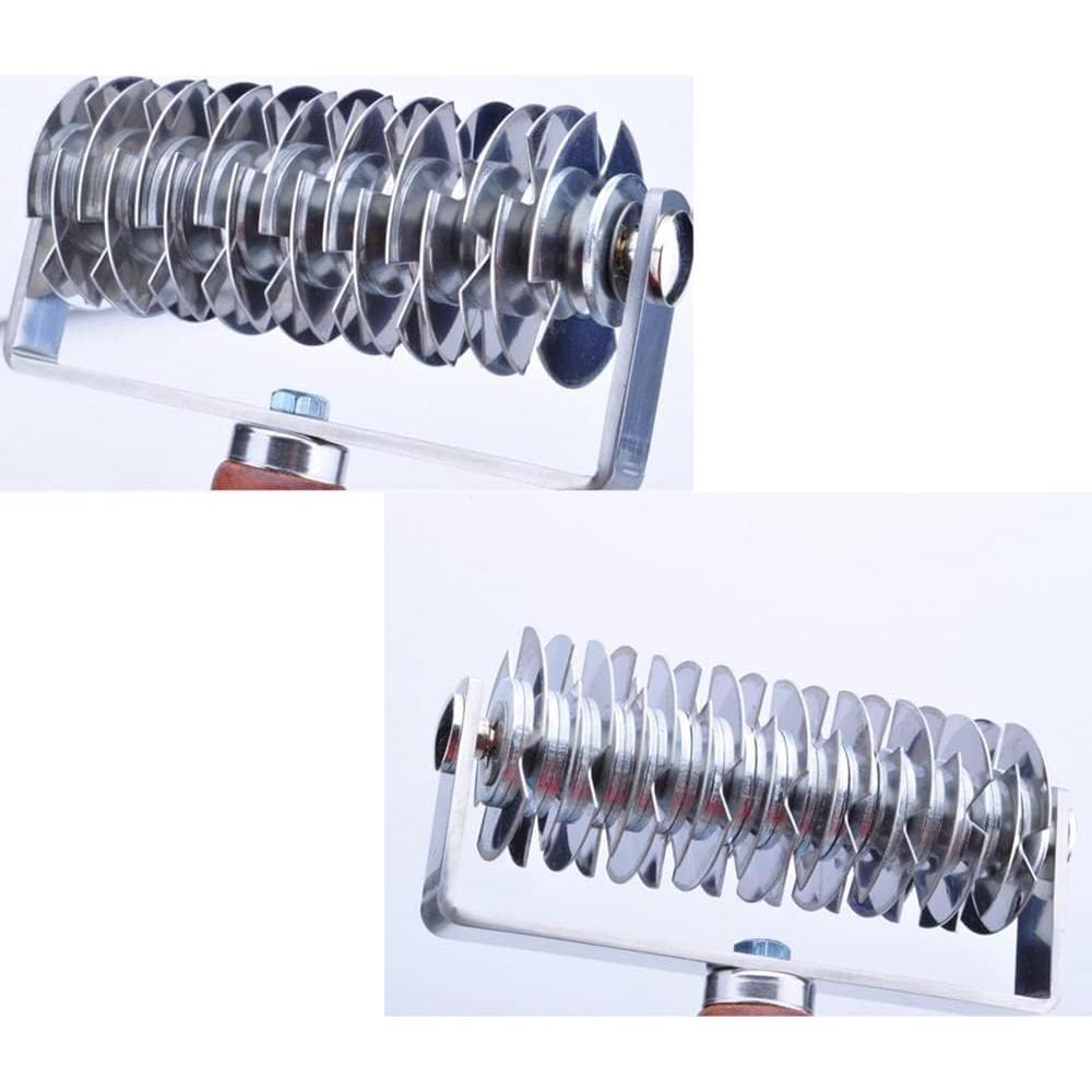 Rodillo y Cortador de Rejilla SagaSave - Acero Inoxidable 19x13cm