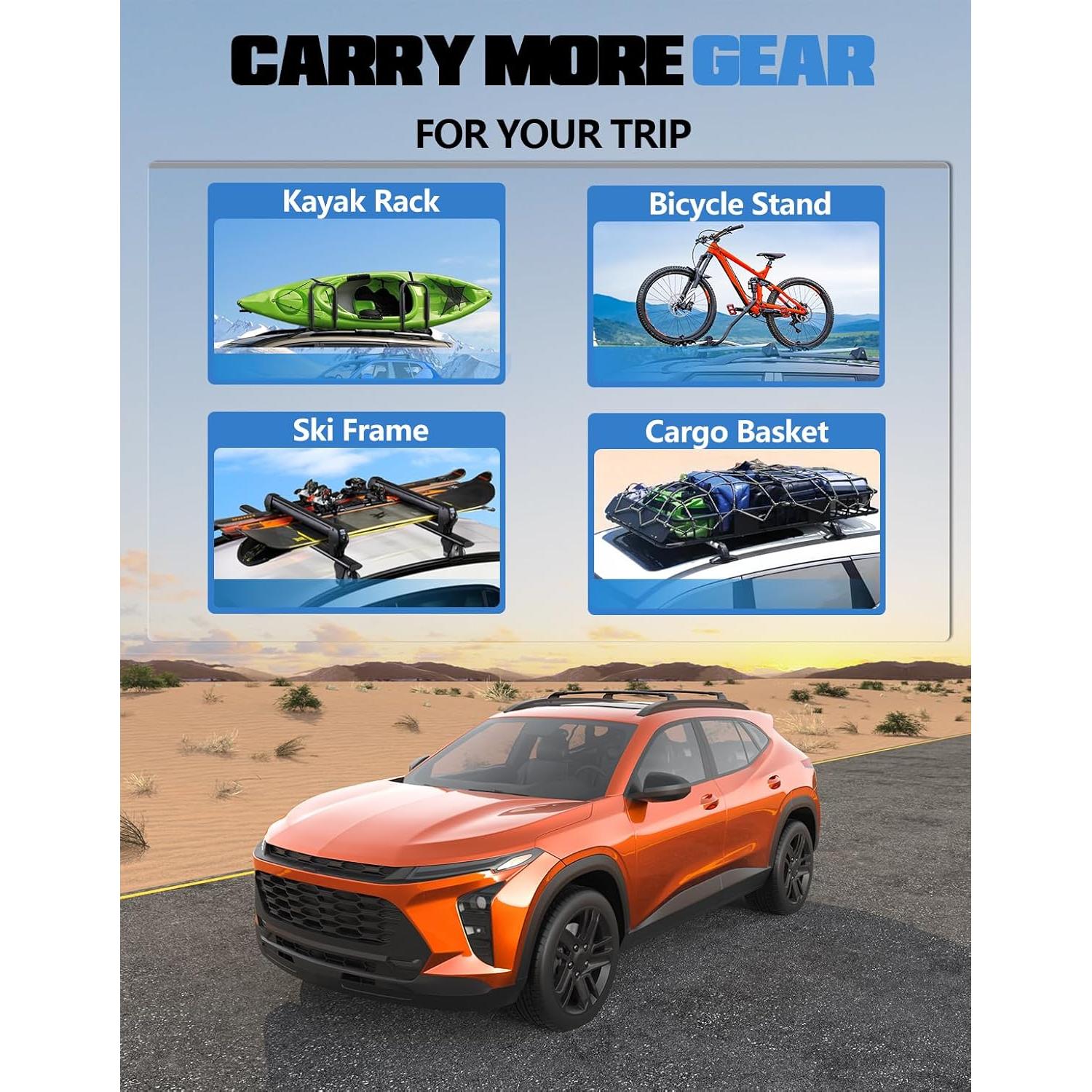 Barras Transversales de Techo FengYu para Chevy Trax 2023-2026