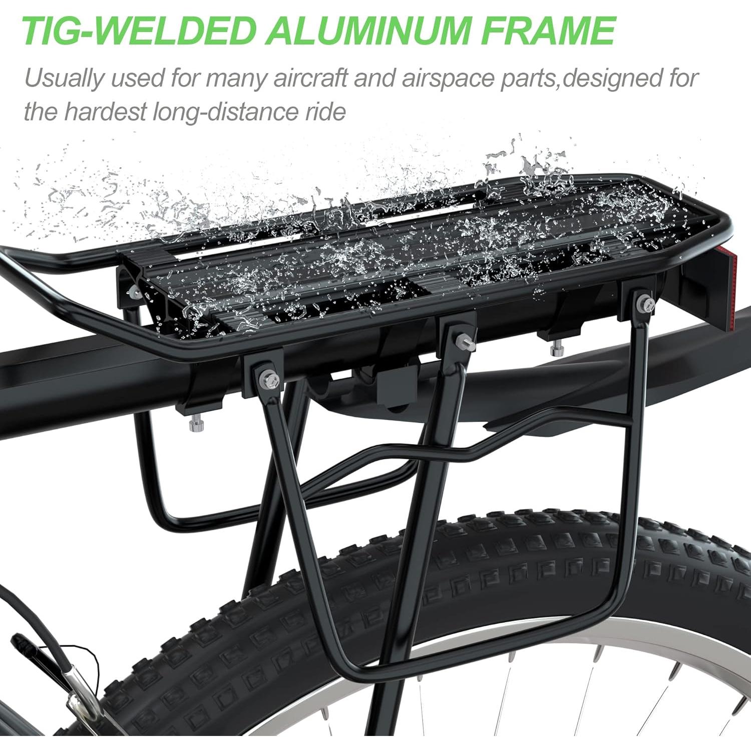 Portaequipajes Trasero de Bicicleta Reliancer 25kg Ajustable