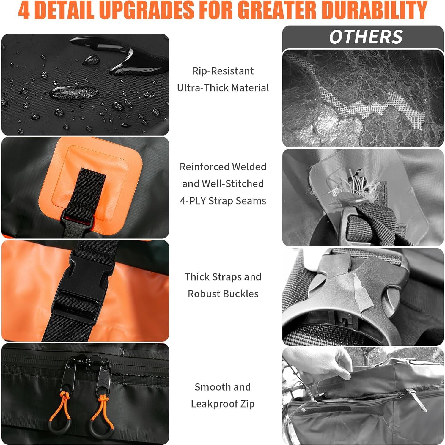 Bolsa de Carga de Techo Tldcdte 21 Pies Cúbicos Impermeable