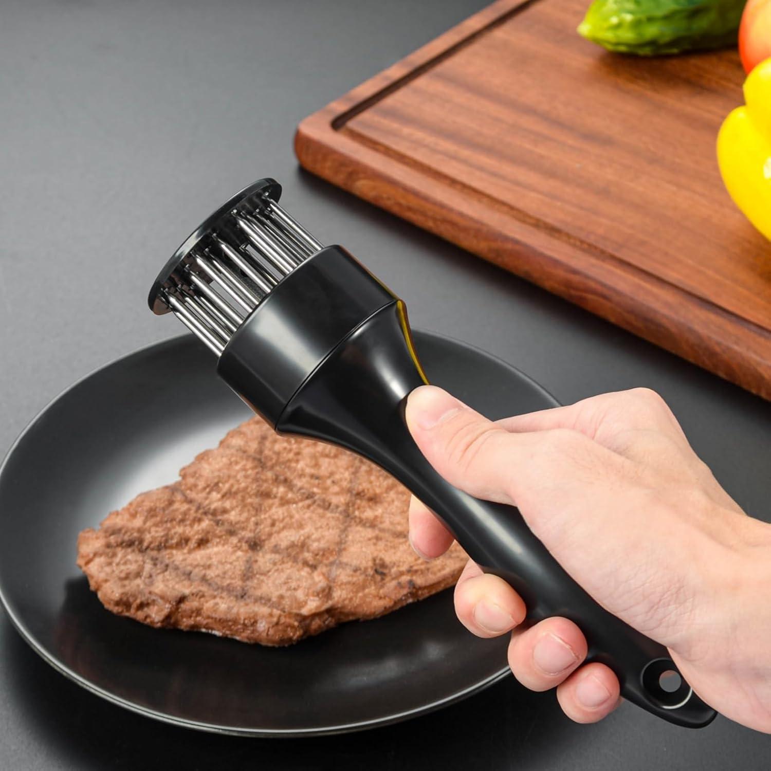 Ablandador de Carne Profesional Anis - Acero Inoxidable 21 Cuchillas