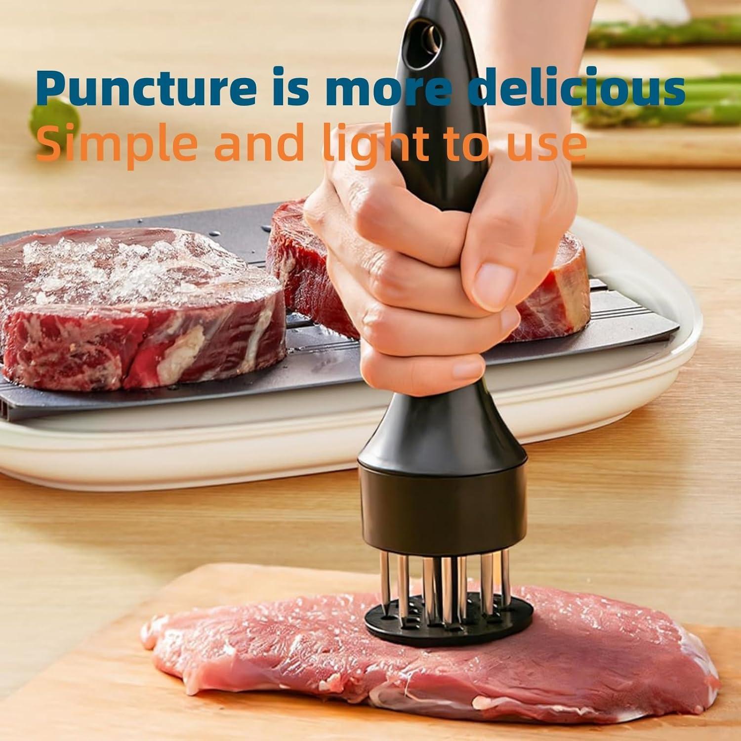 Ablandador de Carne Profesional Anis - Acero Inoxidable 21 Cuchillas